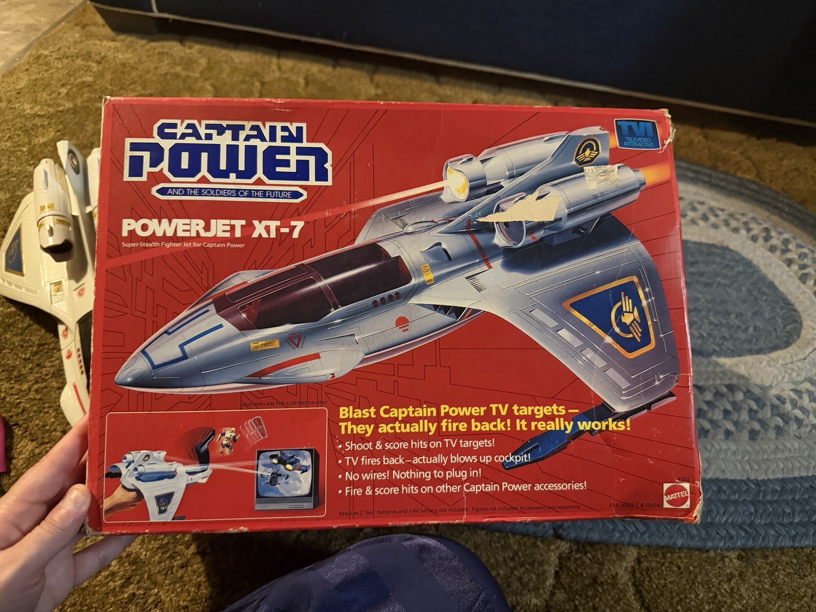 Captain Power Powerjet XT-7 4 Characters and Energizer