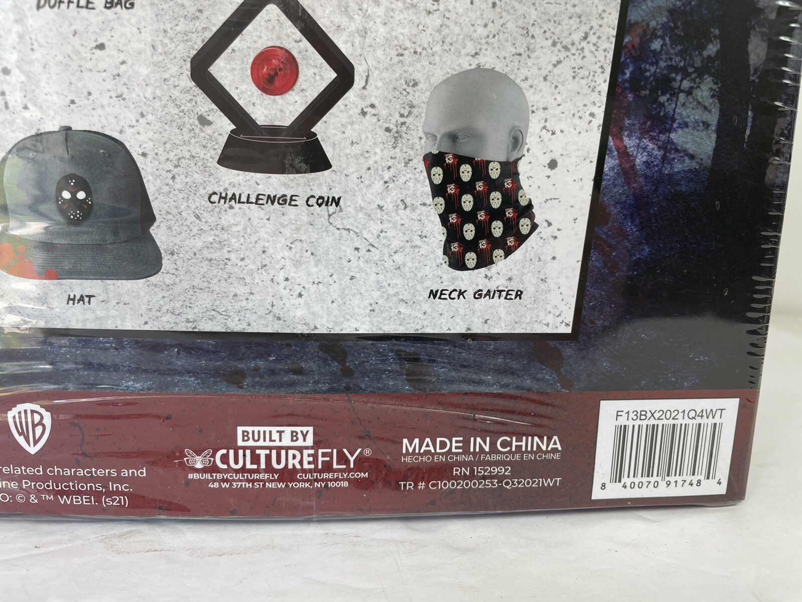 Friday the 13th Collectors Box (new) Culture Fly New Line Cinema WB Shield 17+