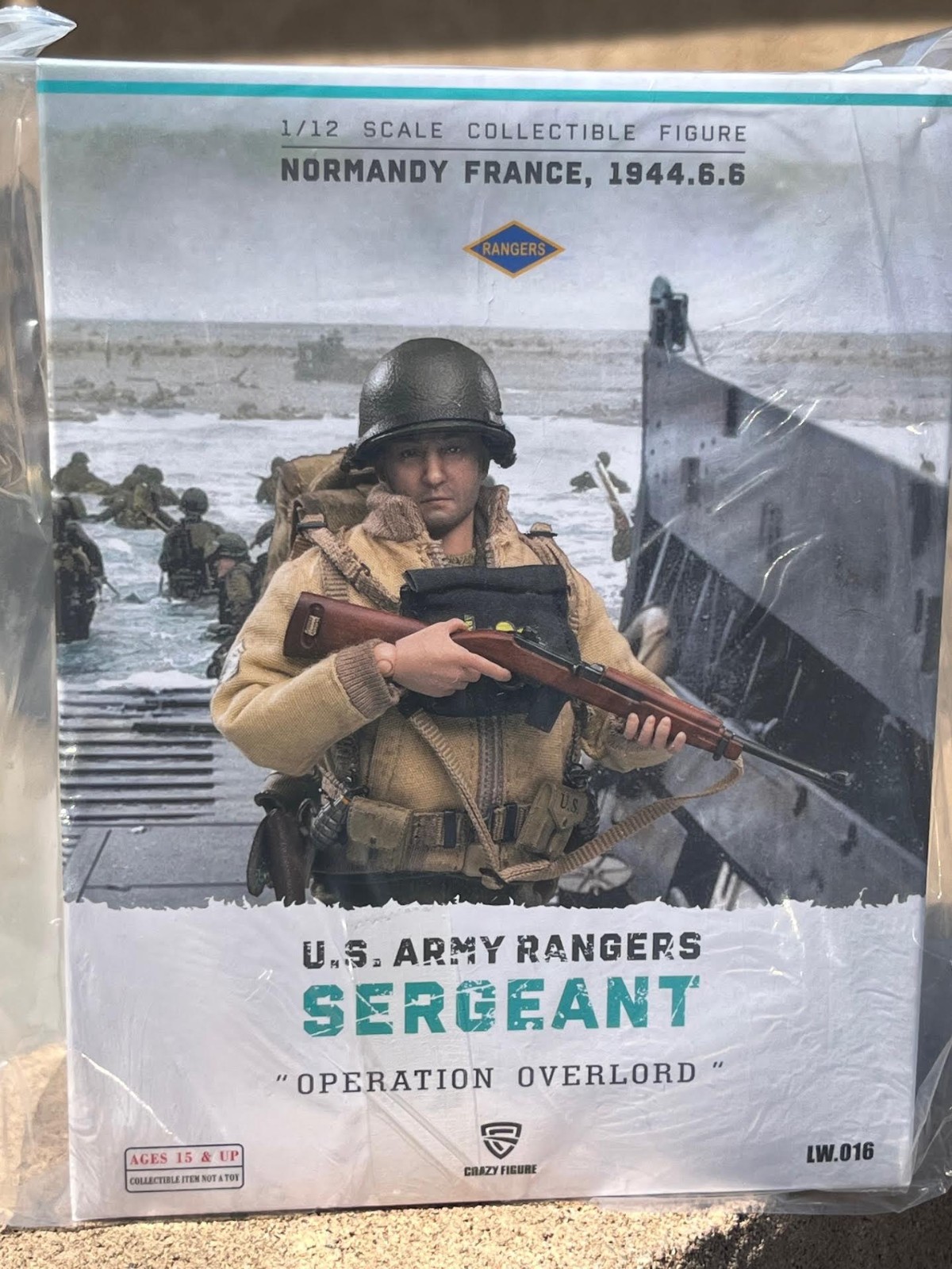 Crazy Figure WWII US Ranger Sergeant LW016 1/12 Scale Action Figure