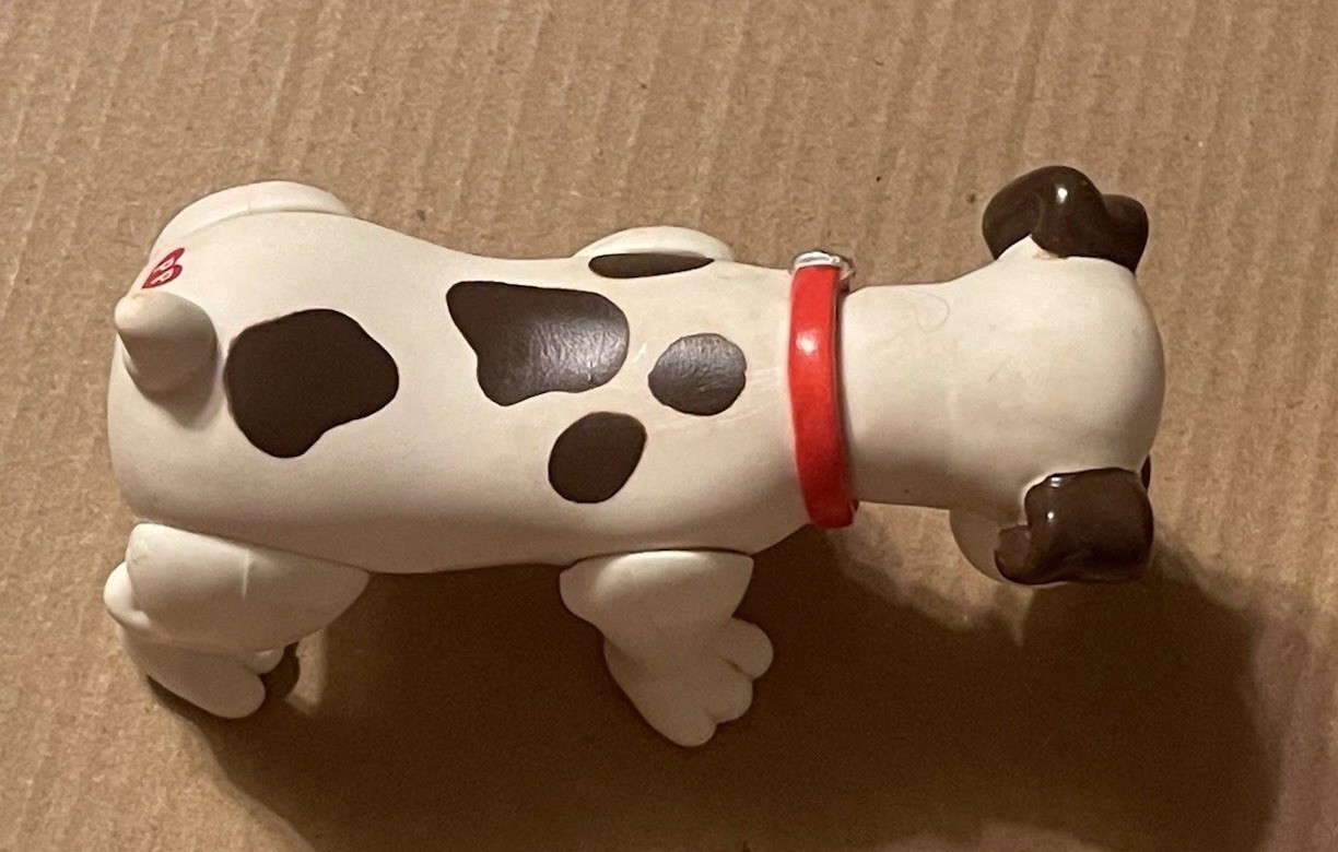 VTG Pound Puppies Poseable 4” Action Figure Brown Puppy Dog PVC 1986 Tonka Toy