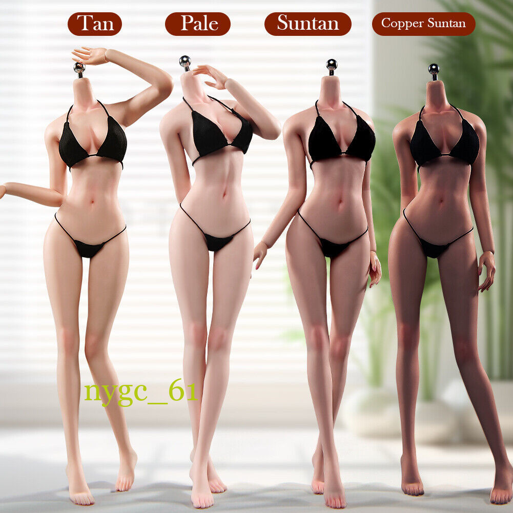 1/6 Narrow Shoulder Large Breast Makeup Details Seamless Figure Body Model Gift