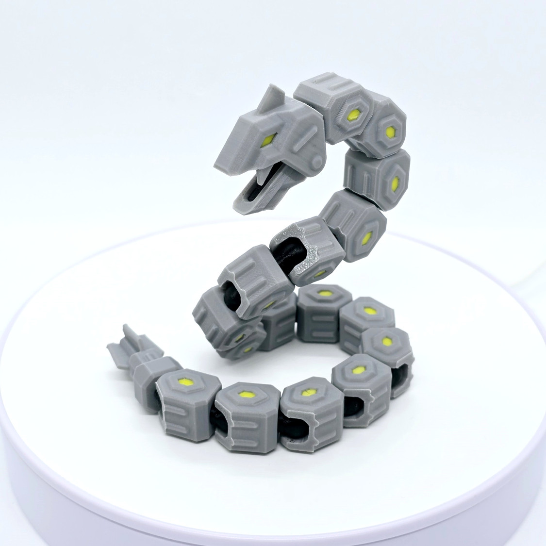 Sol Serpent | Robot Mech Action Figure | 3D Printed Articulated Animal Toy
