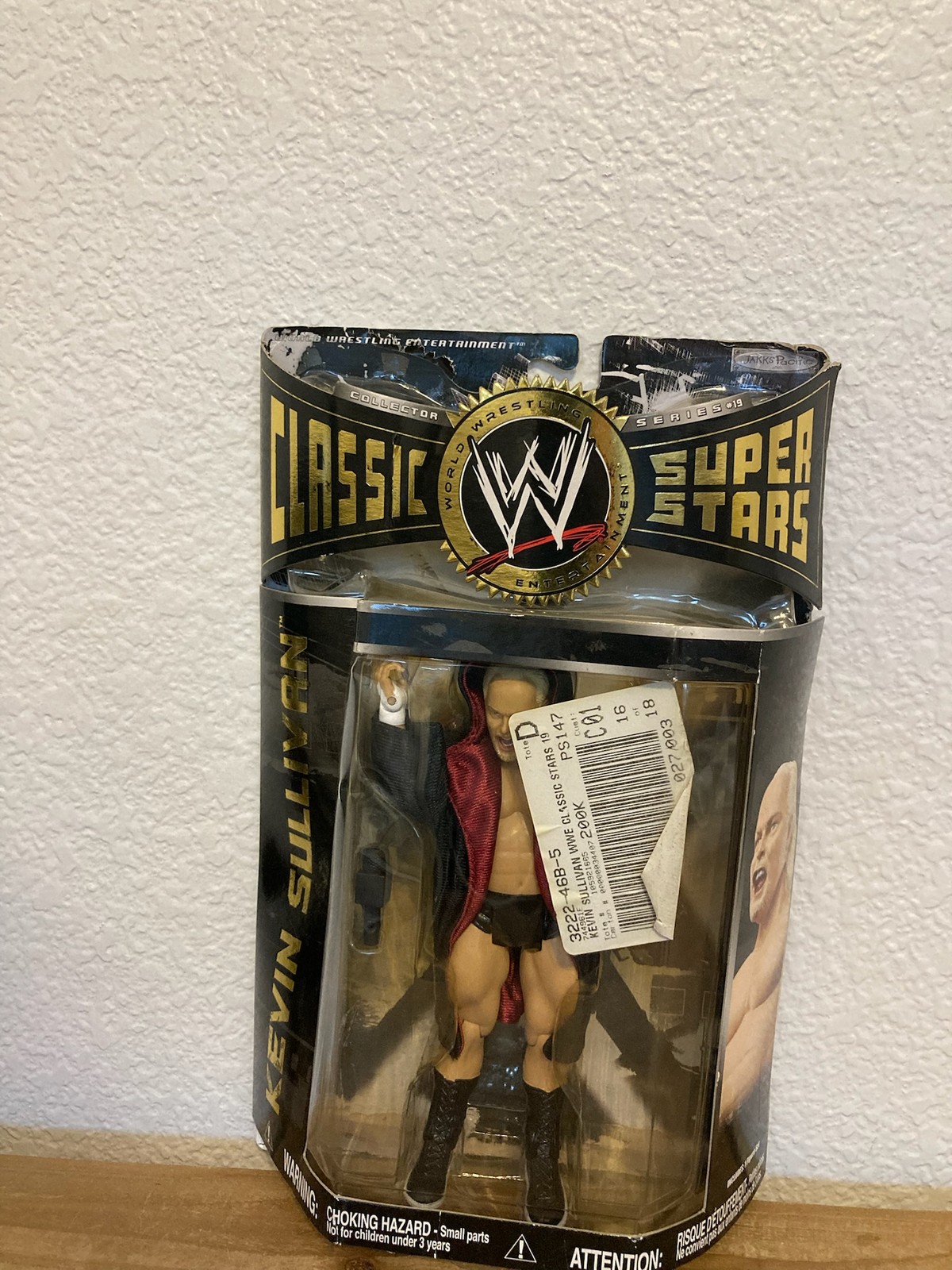 WWE Jakks Classic Superstars Series 19 Kevin Sullivan Action Figure Box Damage
