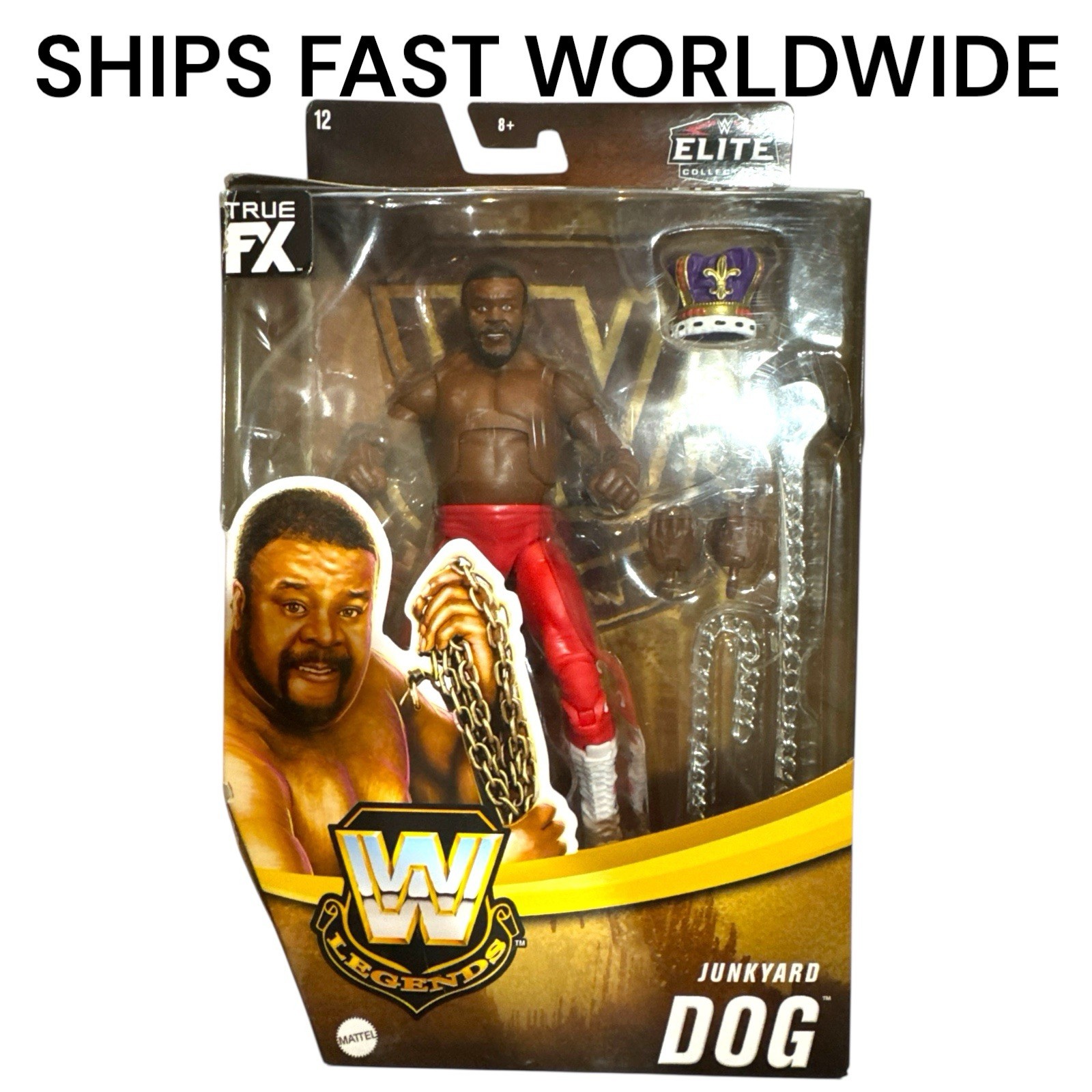 WWE Mattel KING JUNKYARD DOG Legends Elite Series #12 Target Action Figure WWF