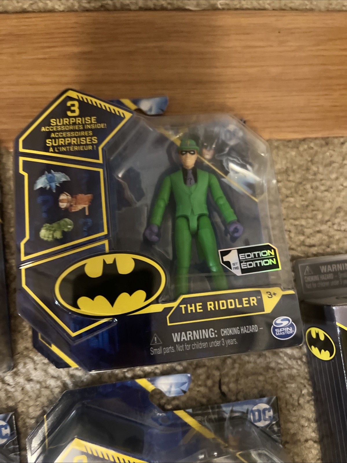 Batman DC Spin Master 4&Prime; Action Figures – Lot of 5 Batman Mr Freeze Joker Robin