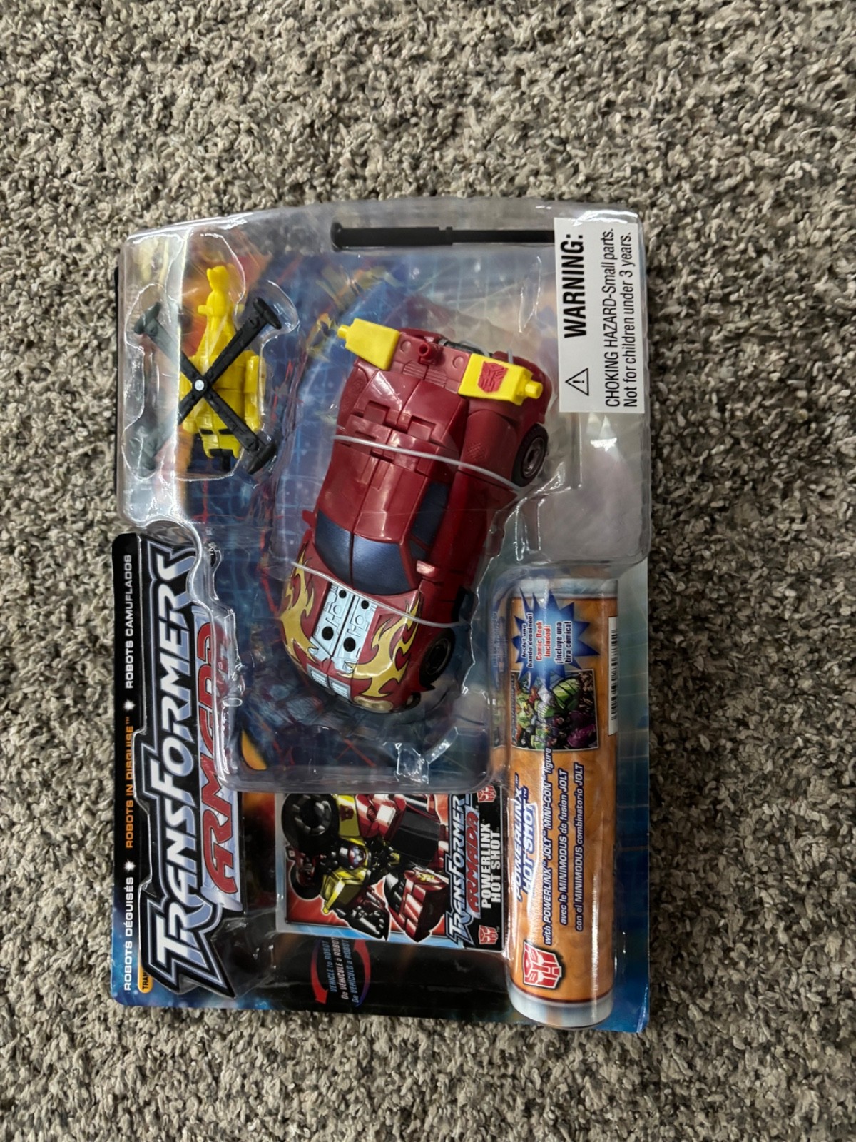 Powerlinx Hot Shot Transformers Armada 2003 Hasbro Action Figure NEW MISB SEALED
