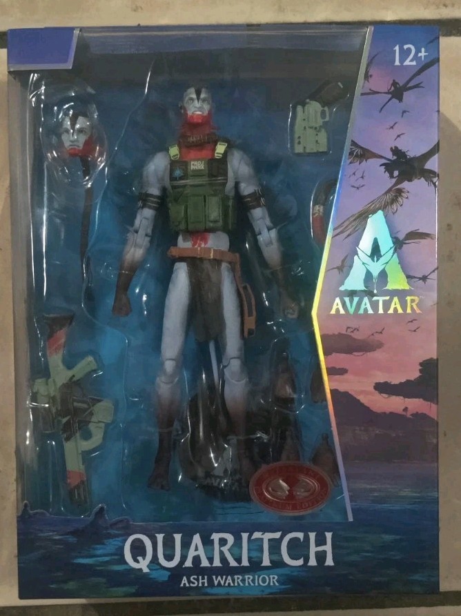 McFarlane Collector Edition 2025 Avatar Fire And Ash Quaritch Red Platinum CHASE