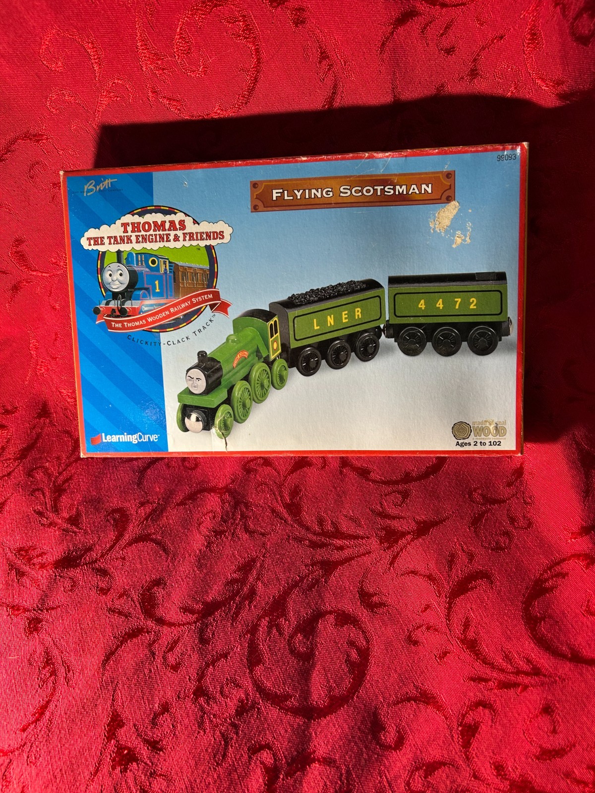 Vintage 1999 Thomas & Friends Flying Scotsman Set # 99093 W/ Card Learning Curve