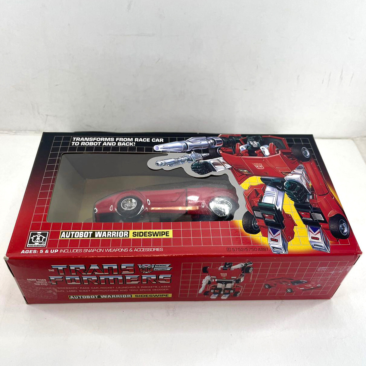 Transformers G1 Sideswipe Autobot Warrior Action Figure Transforming Toy New Box