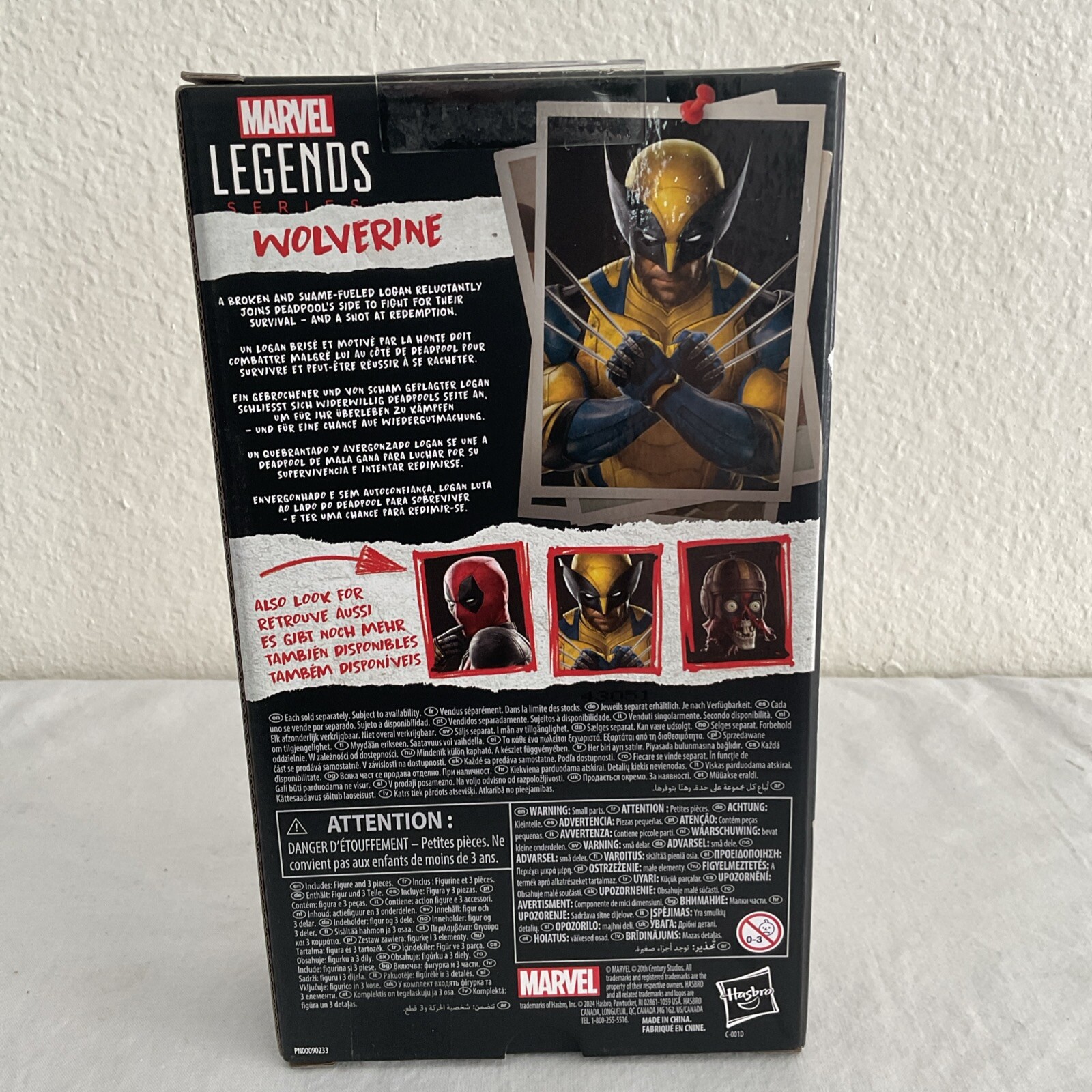 New Hasbro Marvel Legends Deadpool & Wolverine Wave 2 Wolverine 6” Action Figure