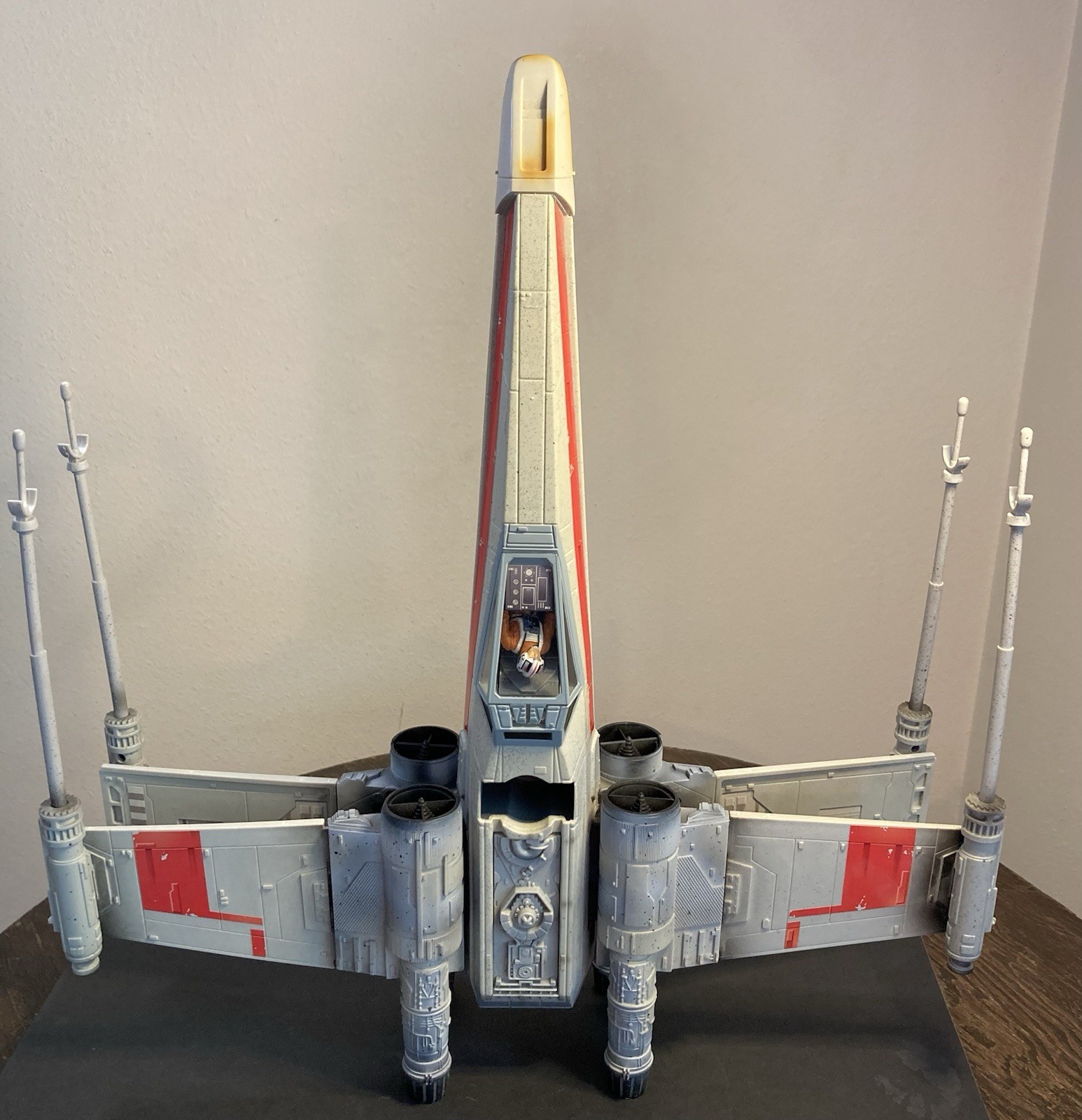 Star Wars X-wing Red Leader Ship Death Star Dreis Figure 2004 Exclusive Original