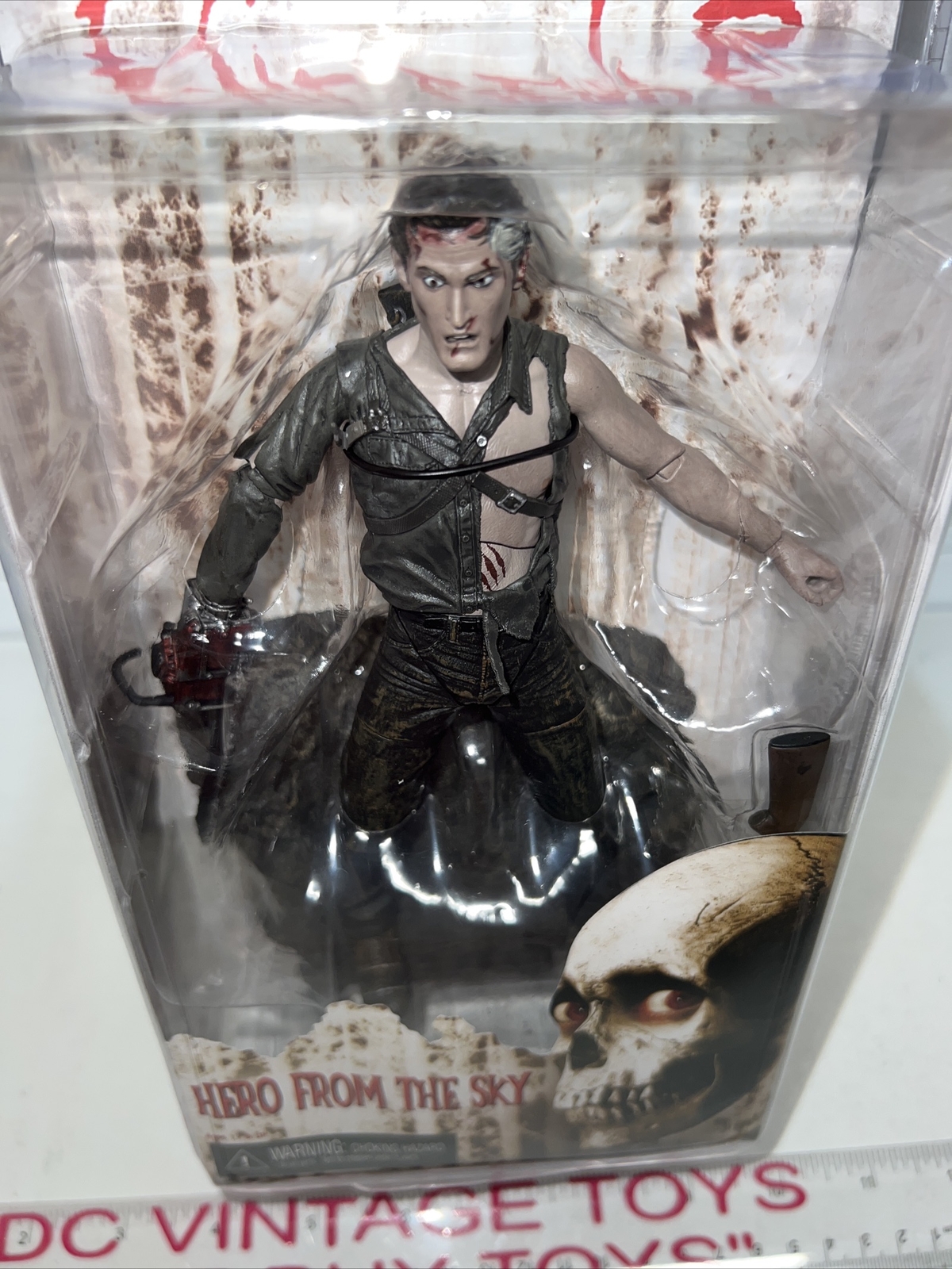 Evil Dead 2 7 Inch Figure SDCC 2012 – Hero From the Sky Ash (Black & White) 🔥
