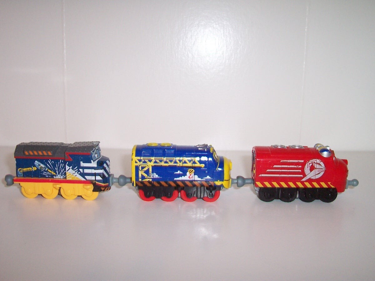 Chuggington Stack Track High Performance Big Build Adventure 3 Pack Train Set