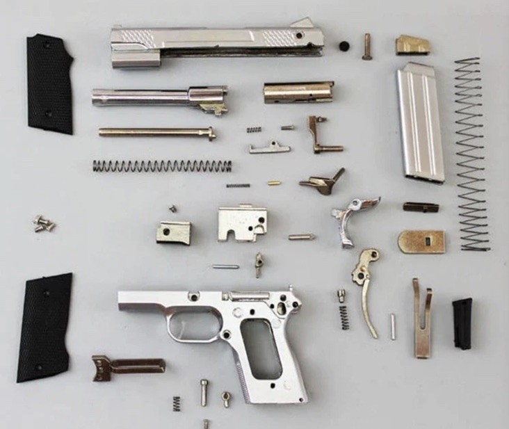 SEIKO Smith & Wesson 945 Eject Toy Gun 1:3 Mini Guns Model Highly Detailed Rare
