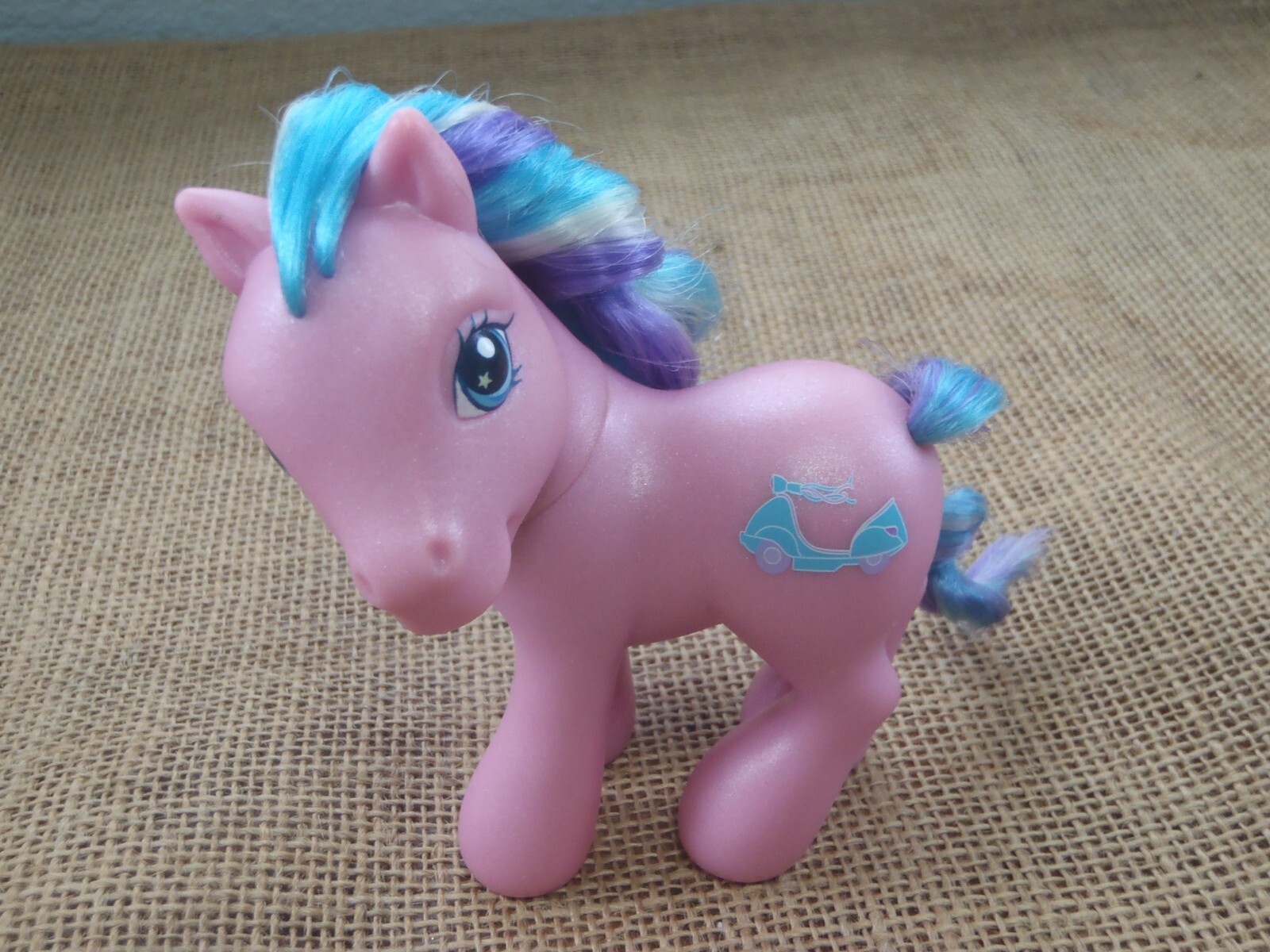 Vintage Hasbro My Little Pony G3 MLP Scooter Sprite Purple Pink