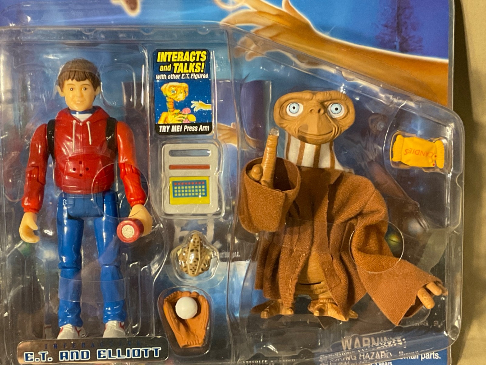 E.T. & Gertie and E.T. & Elliott Interactive Sets 2001 Toy R Us Sealed /New