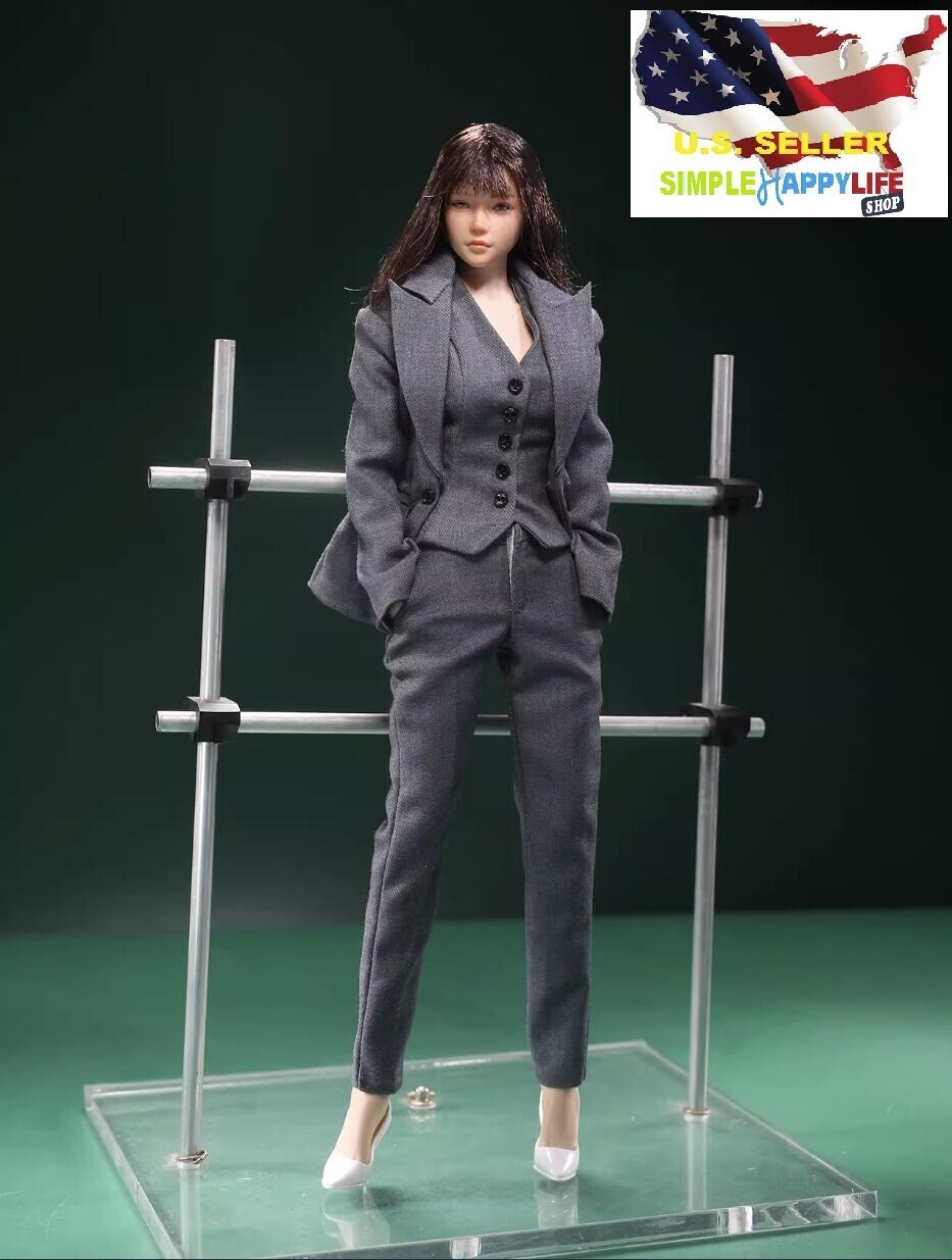 1/6 Gray Occupation Business Career Suit for 12&Prime; Female Figure hot toys ❶USA❶