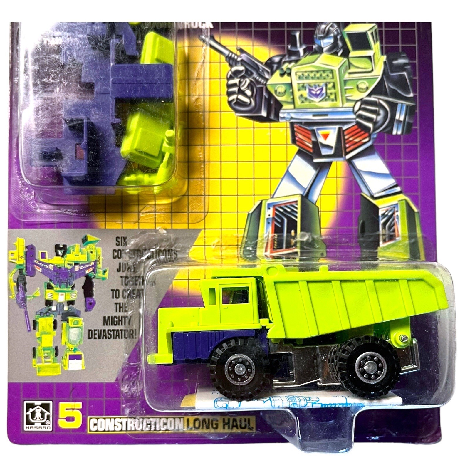 Transforming Constructicon Long Haul Vintage G1 Style Reproduction Devastator