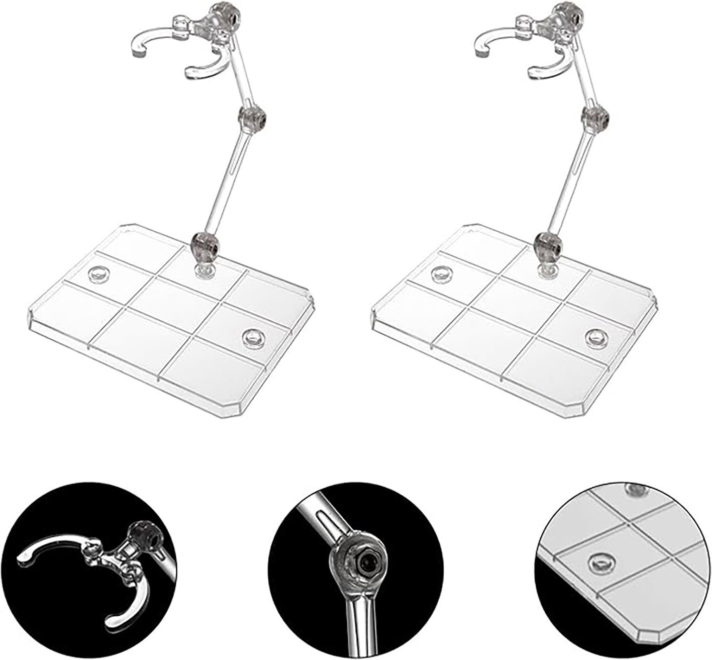 HG144 Action Figure Display Holder Base Doll Model Support Stand 1/4/5/8/10 pcs