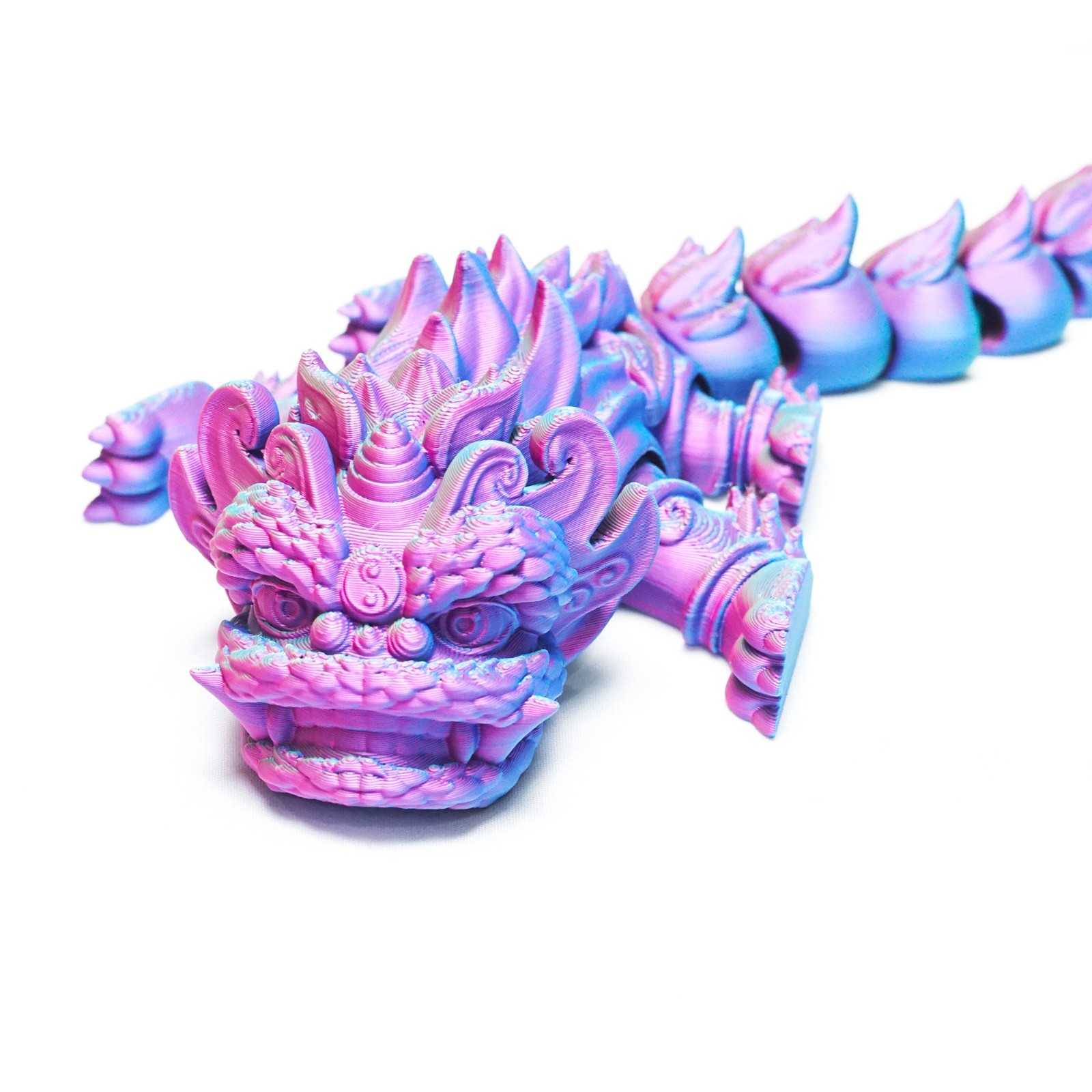 3D Printed Lion Dance Model,Articulated Animals Figure,Fidget Toys Home Decor