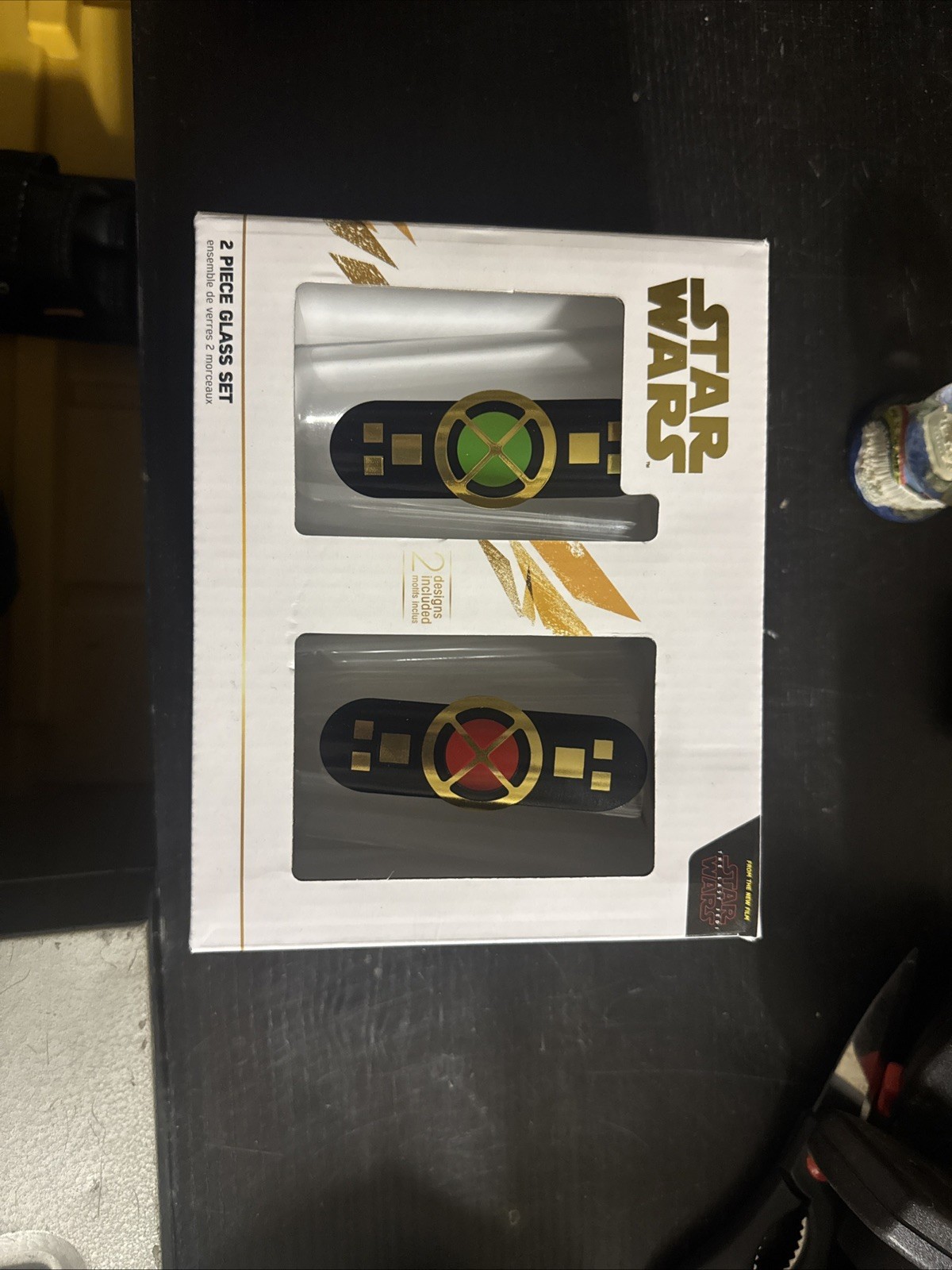 Star Wars The Last Jedi Glassware 16oz Glass Set Gift Holiday Collectible Set 2