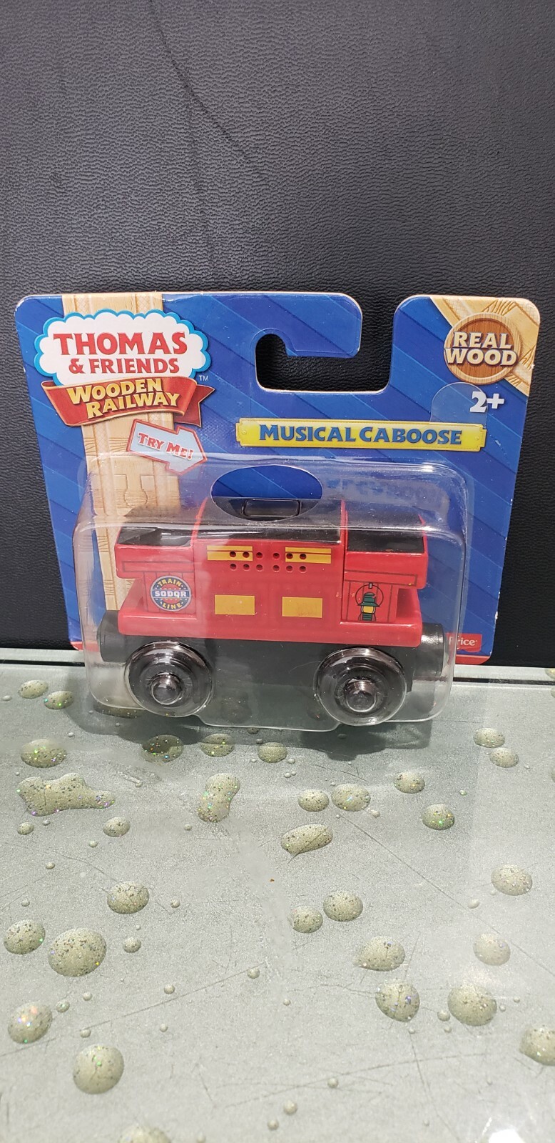 Fisher-Price Thomas & Friends Wooden Railway Musical Caboose Battery Operated