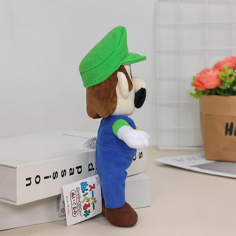 8.5“ Super Mario Bros Plush Classical Luigi Cartoon Stuffed Toys Doll Xmas Gift