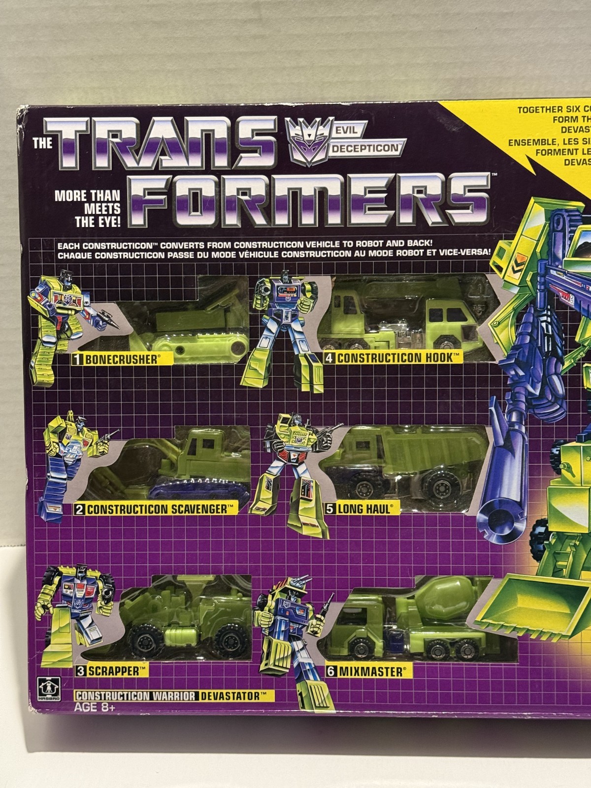 Hasbro The TransFormers More Than Meets the Eye! Construction Warrior Devastator