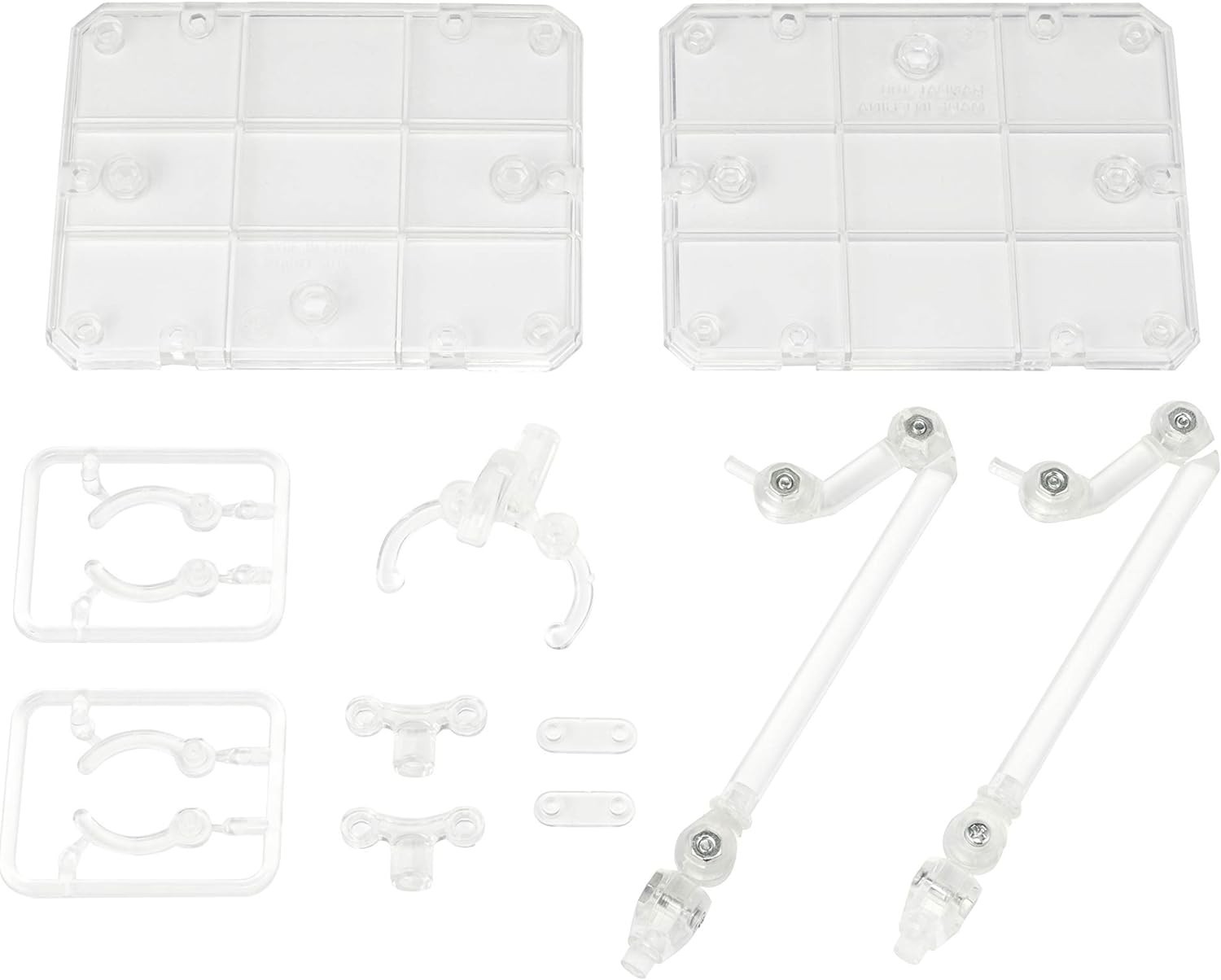Lightweight Clear Humanoid Action Figure Stand – Adjustable Display Set