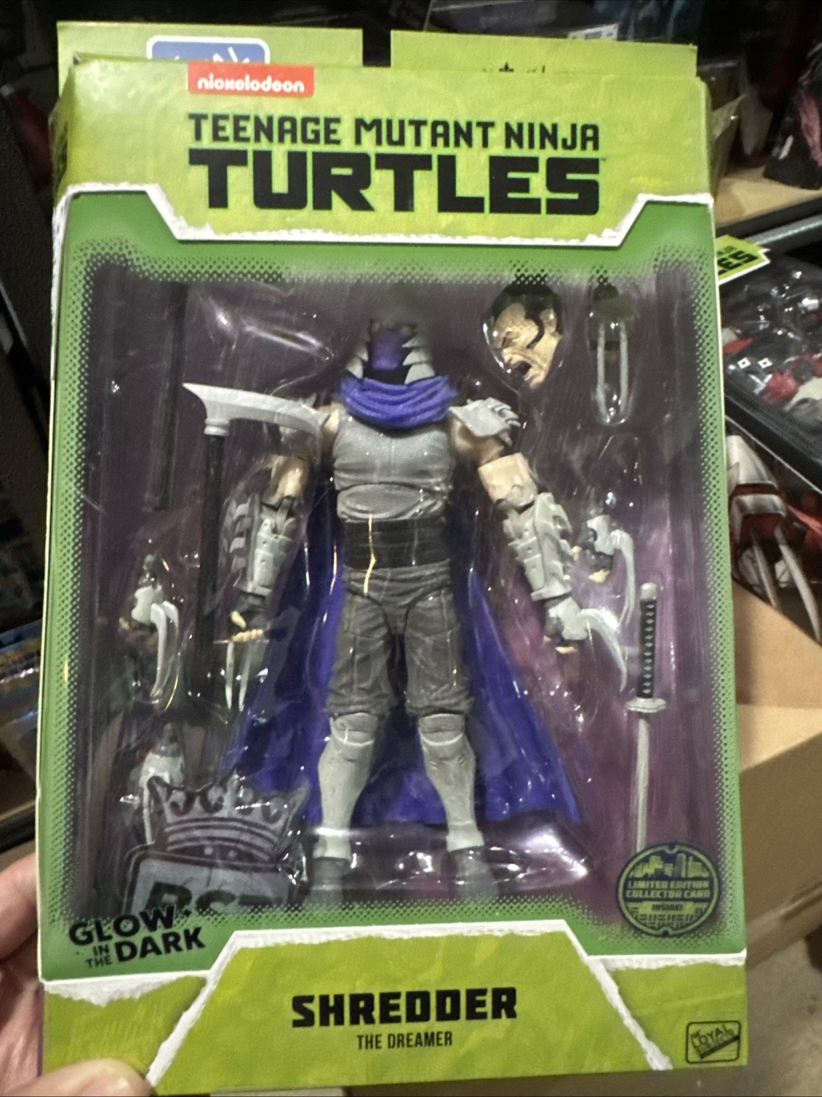 The Loyal Subjects- Glow In The Dark Shredder Figure New RARE