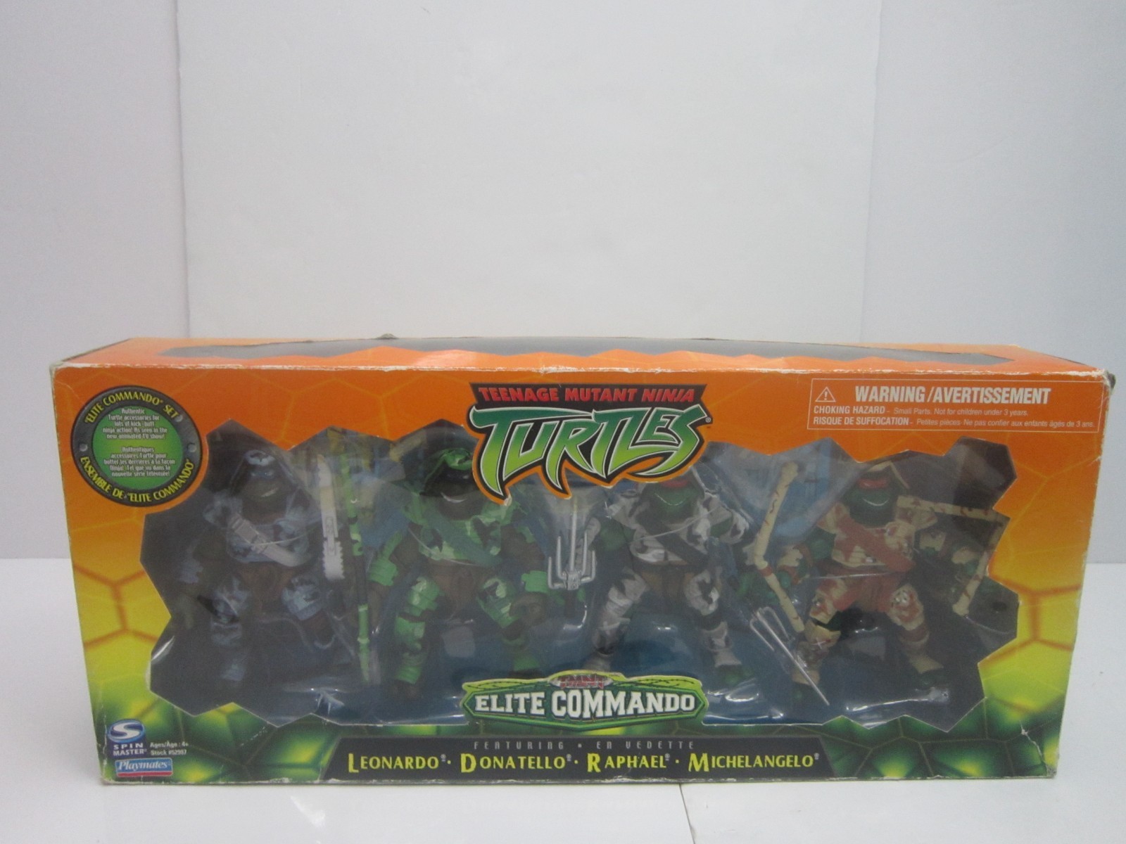 2004 TMNT LIMITED EDITION Teenage Mutant Ninja Turtles ELITE COMMANDO New in Box