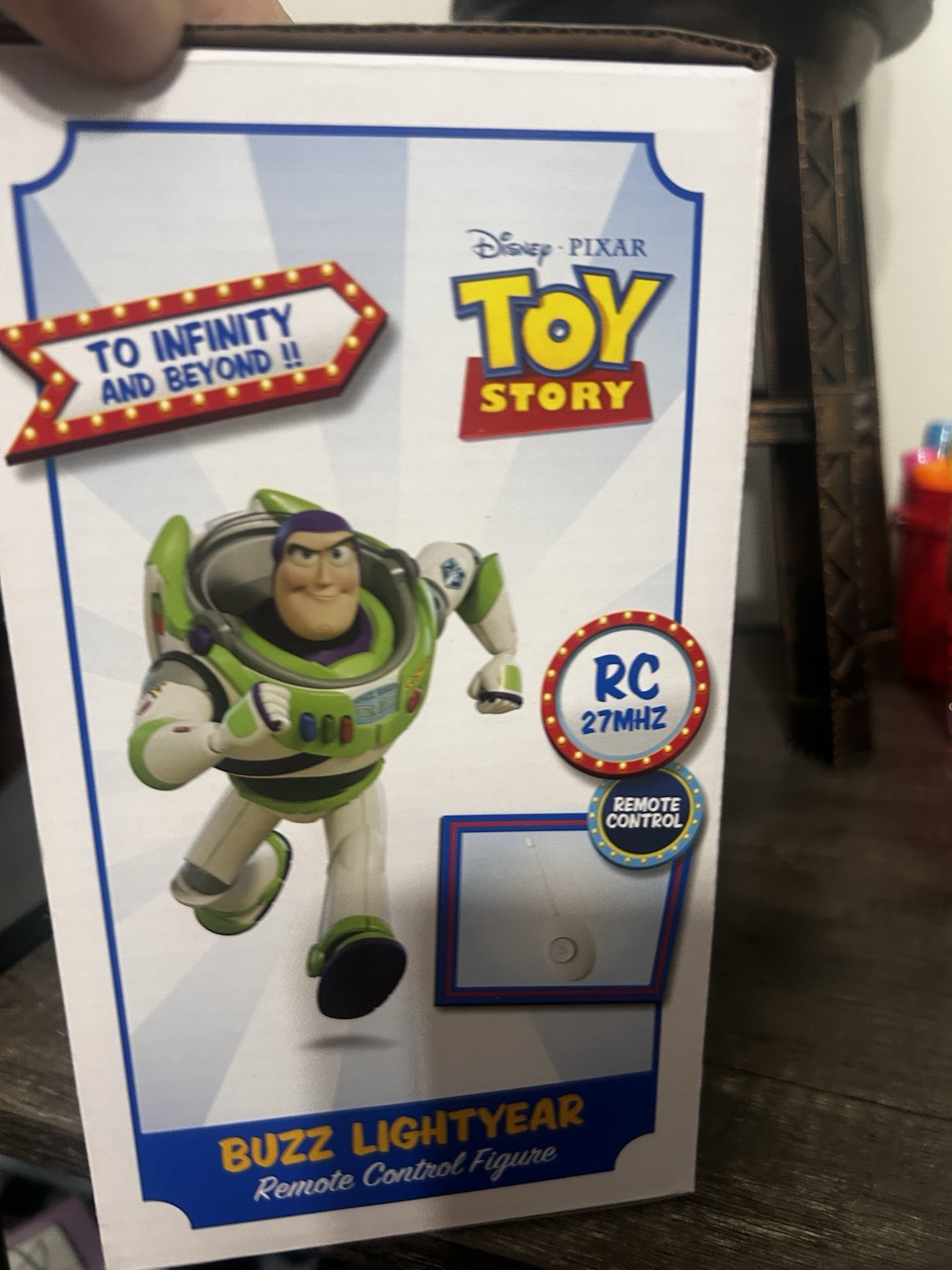 Buzz Lightyear Remote Control Action Figure Signed By Voice Artist Tim Allen