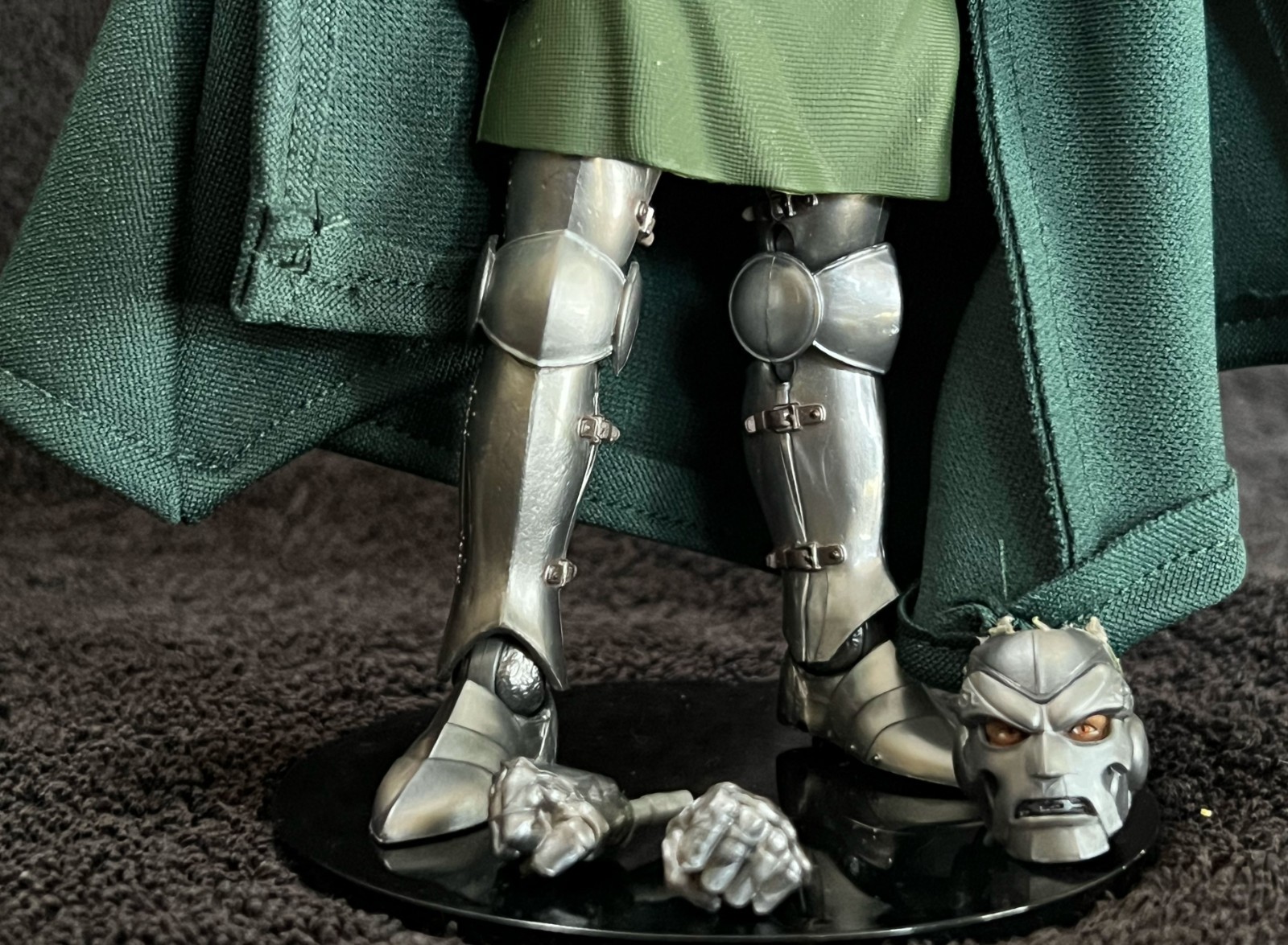 DR. DOOM • CUSTOM TONY STARK VERSION w/STAND • MARVEL AVENGERS DOOMSDAY