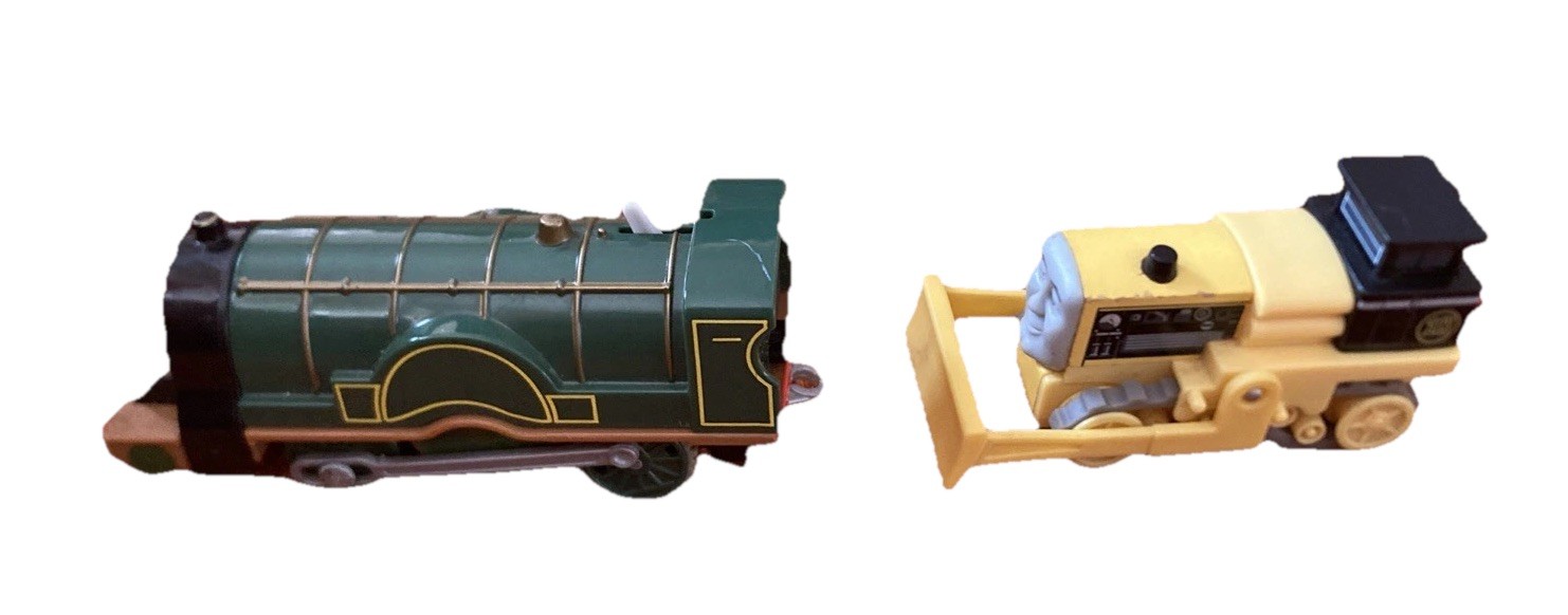 *Thomas* The Train—4 Pieces Transportation Vehicles—Emily, Byron, Harold, Annie