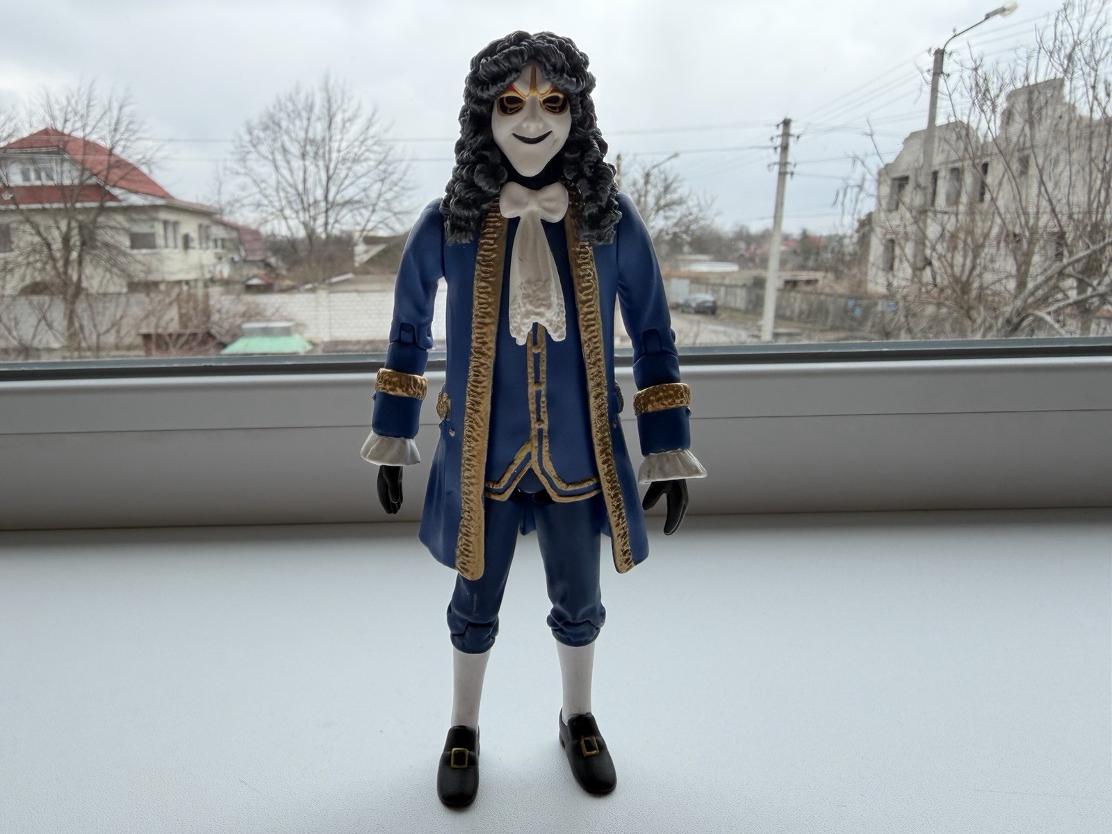 Doctor Who Clockwork Man Figure with Removable Head 2006 Series 2 Blue Coat 4