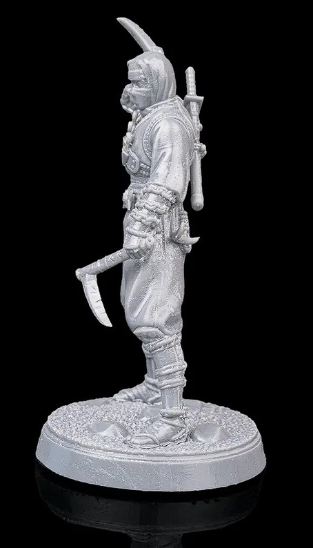 🗡️ Resin 3D Printed Ninja Miniature – 32mm Tabletop Scale 🌑