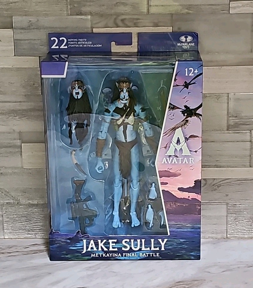 Avatar: Fire and Ash Jake Sully (Metkayina Final Battle) 7&Prime; Action Figure