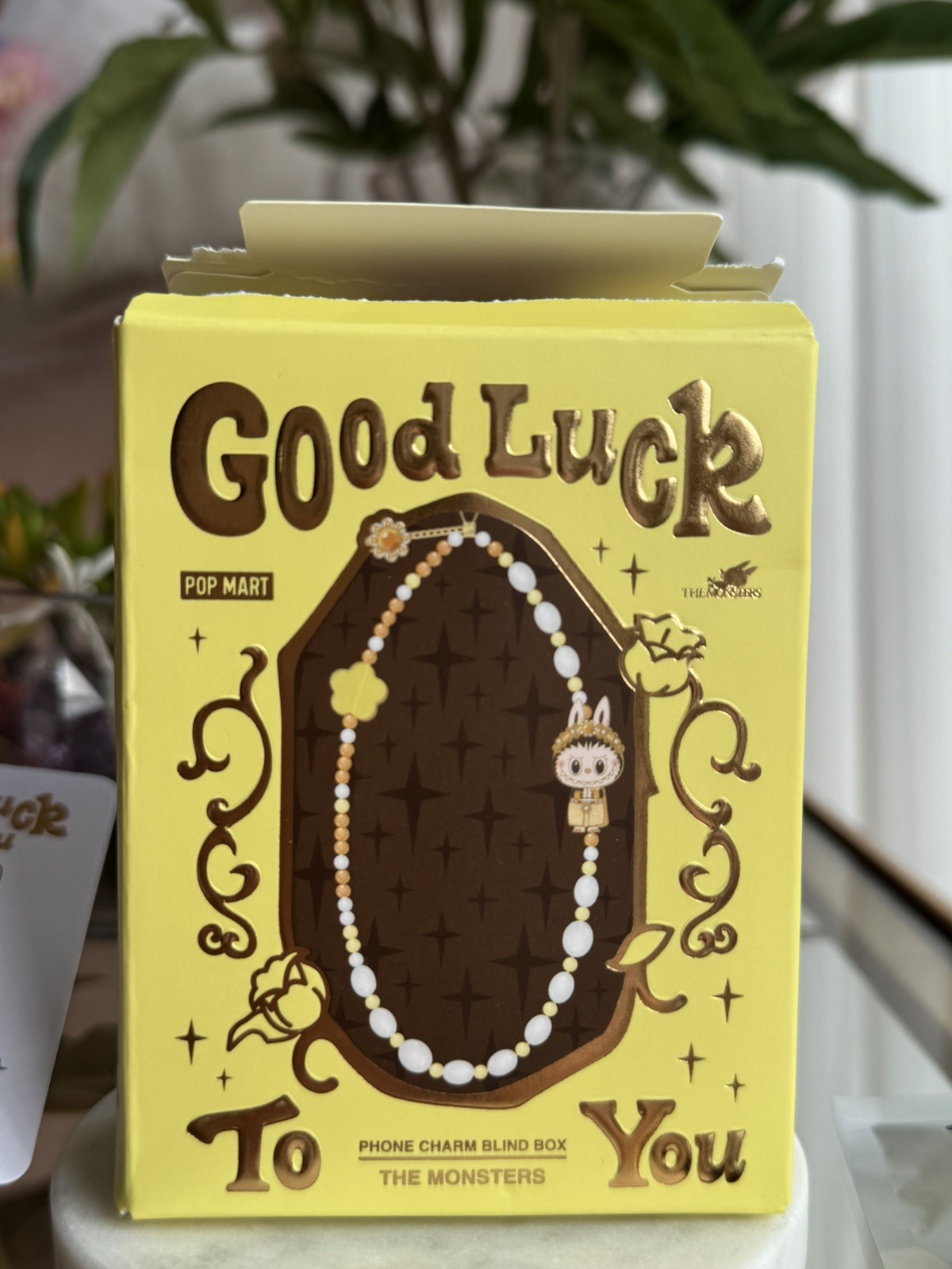 Authentic Labubu The Monsters GOOD LUCK TO YOU Phone Charm PopMart Thailand