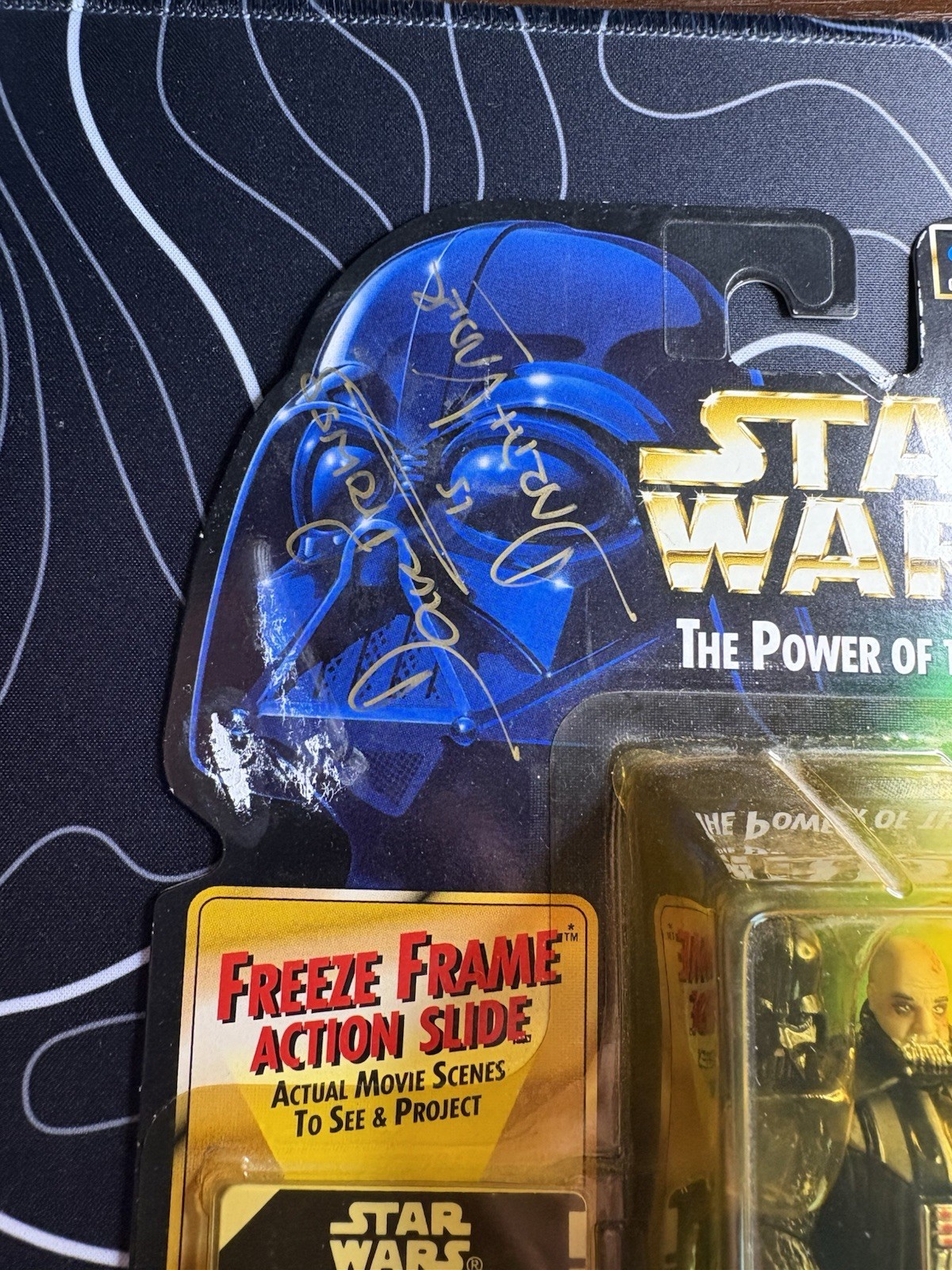 Star Wars David Prowse Signed Darth Vader Action Figure 1997