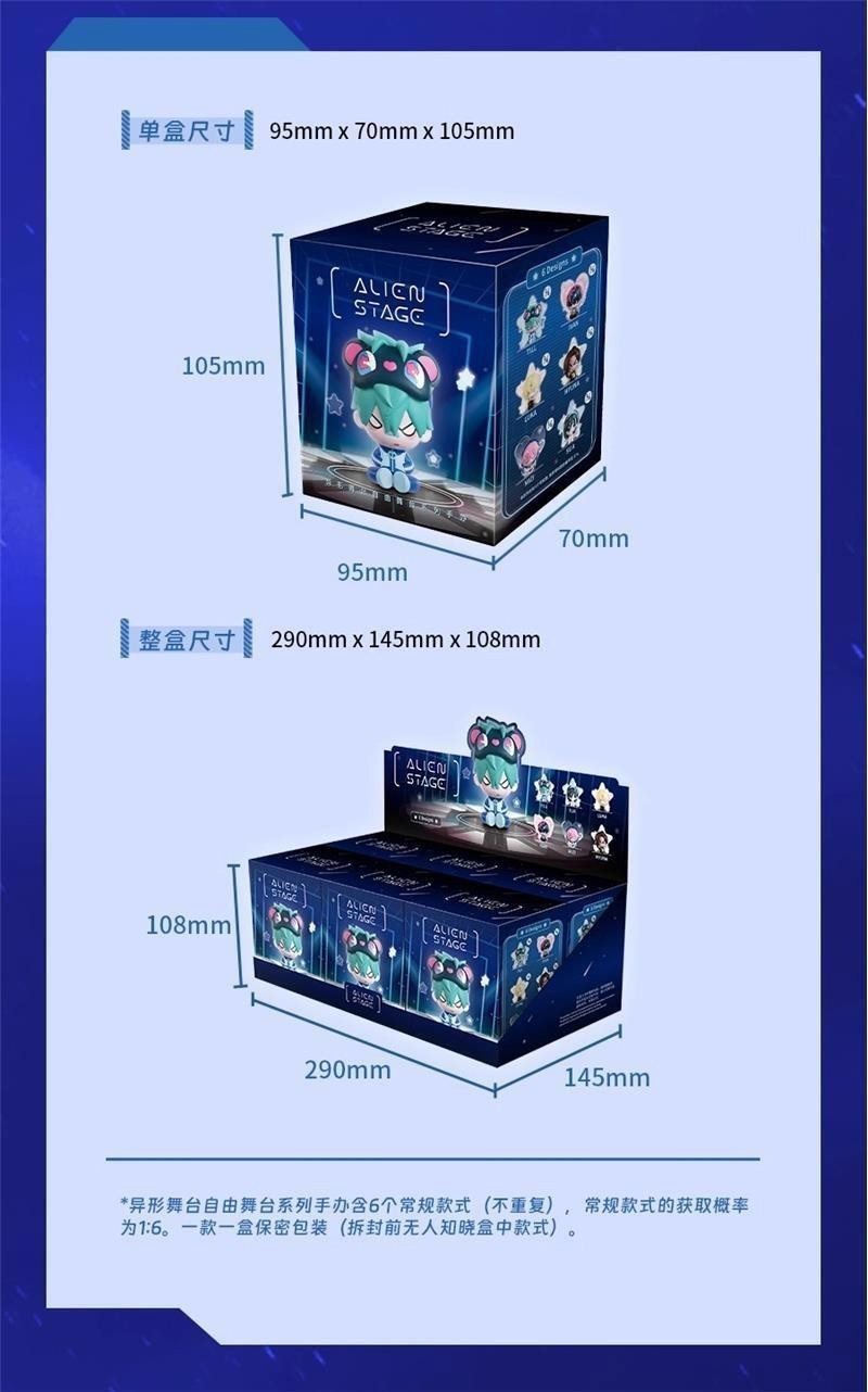 Alien Stage Free Stage Animation Peripherals Collection Figure Art Toy Gift