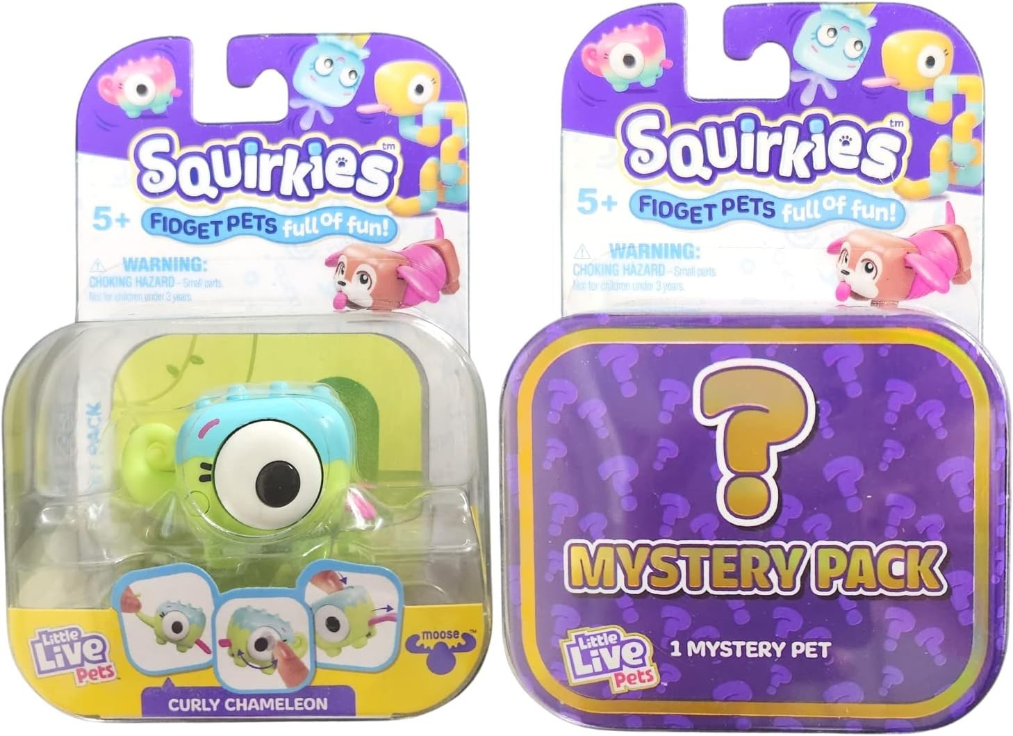Squirkies Fidget Pets (2 Pack Random)