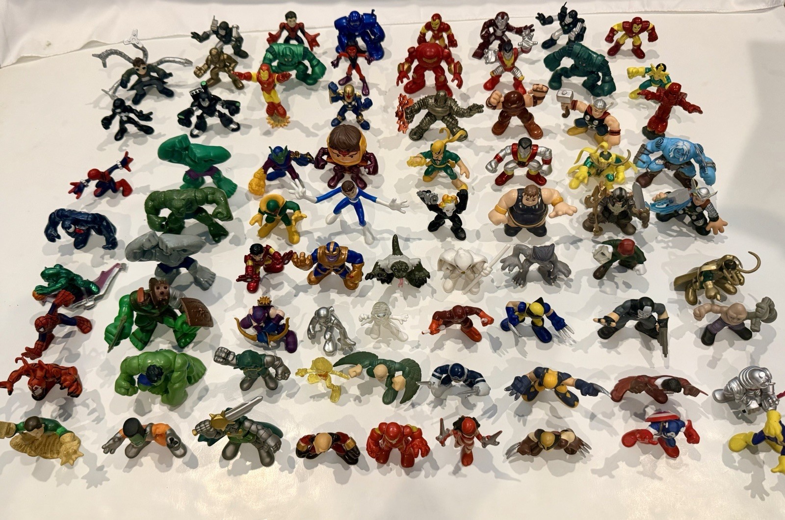Marvel Super Hero Squad Collection – Lot of 75 Figure! Spider-Man Avengers X-Men