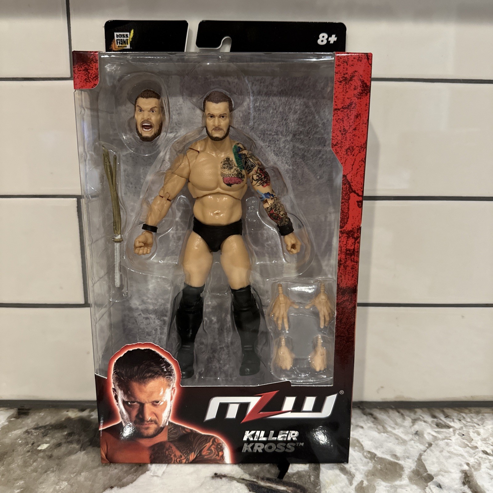 Major League Wrestling Killer Kross Action Figure MLW Boss Fight Studio