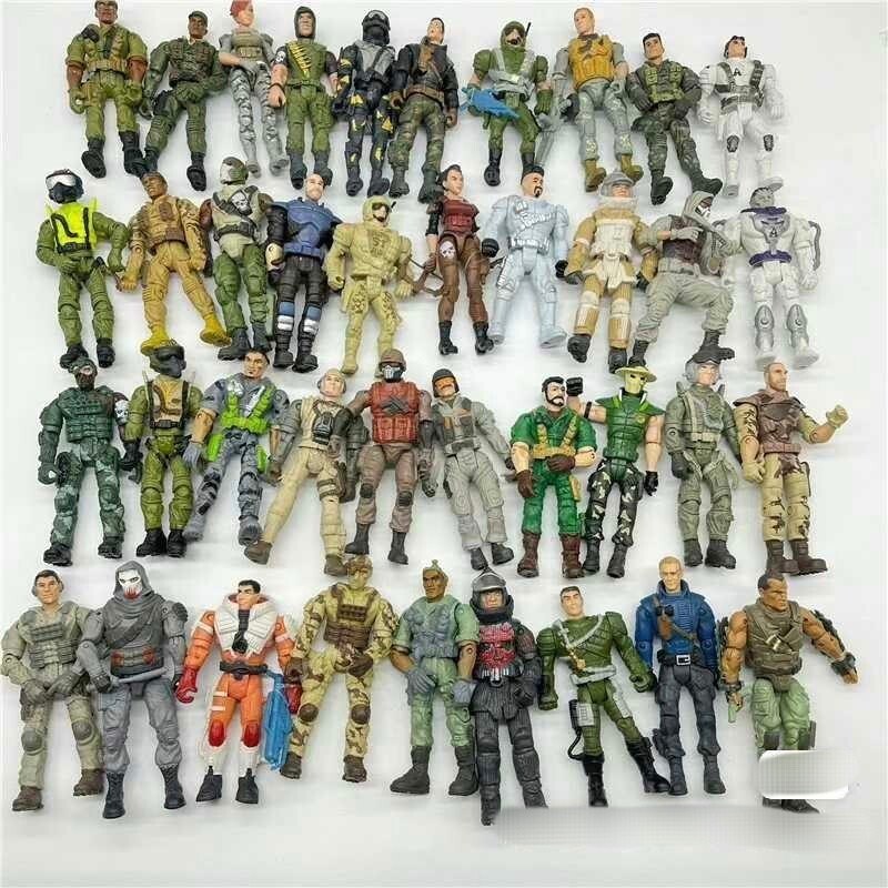 5pcs/lot the Corps Special Force Random Gi Joe Lanard Action Figure Toy 3.75&Prime; 08