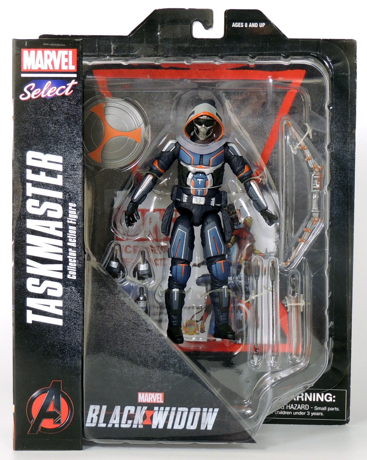 Taskmaster Black Widow Marvel Select Collector&rsquo;s Action Figure Diamond (SEALED)