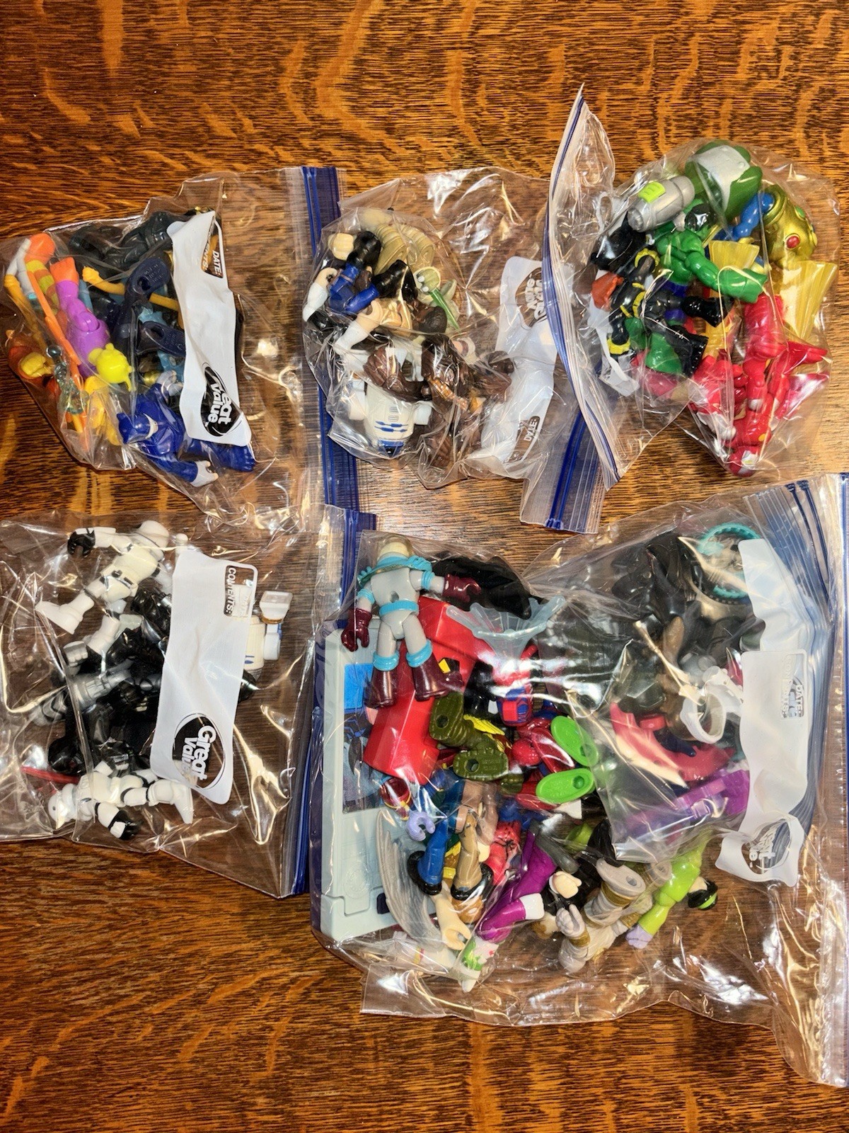 Playskool Hasbro Action Figures Star Wars Marvel DC Toy Lot Of 38+ Accessories