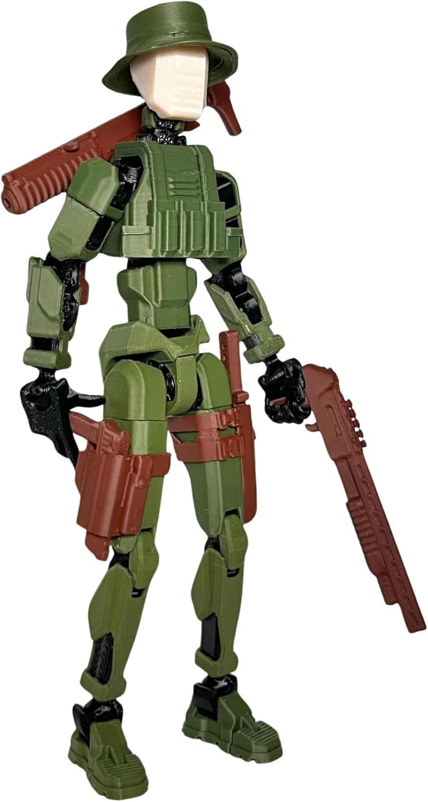 T13 Action Figure (Dummy 13 / Titan 13), Jungle Soldier – 3D Printed Poseable…