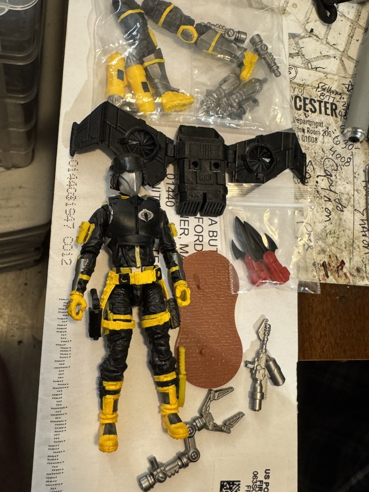1:18 Marauders Task Force custom cobra gi Joe COBRA B.A.T. Extra parts