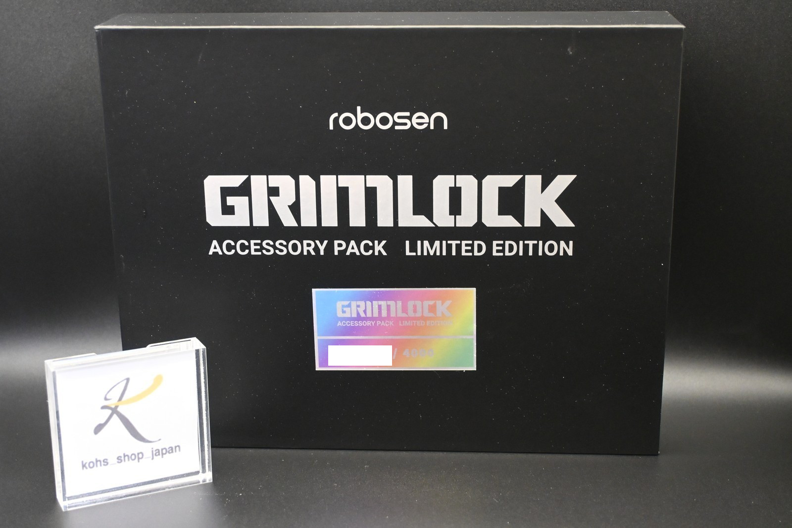 Transformers Flagship Grimlock Robosen Figure Limited Quantity Accessories