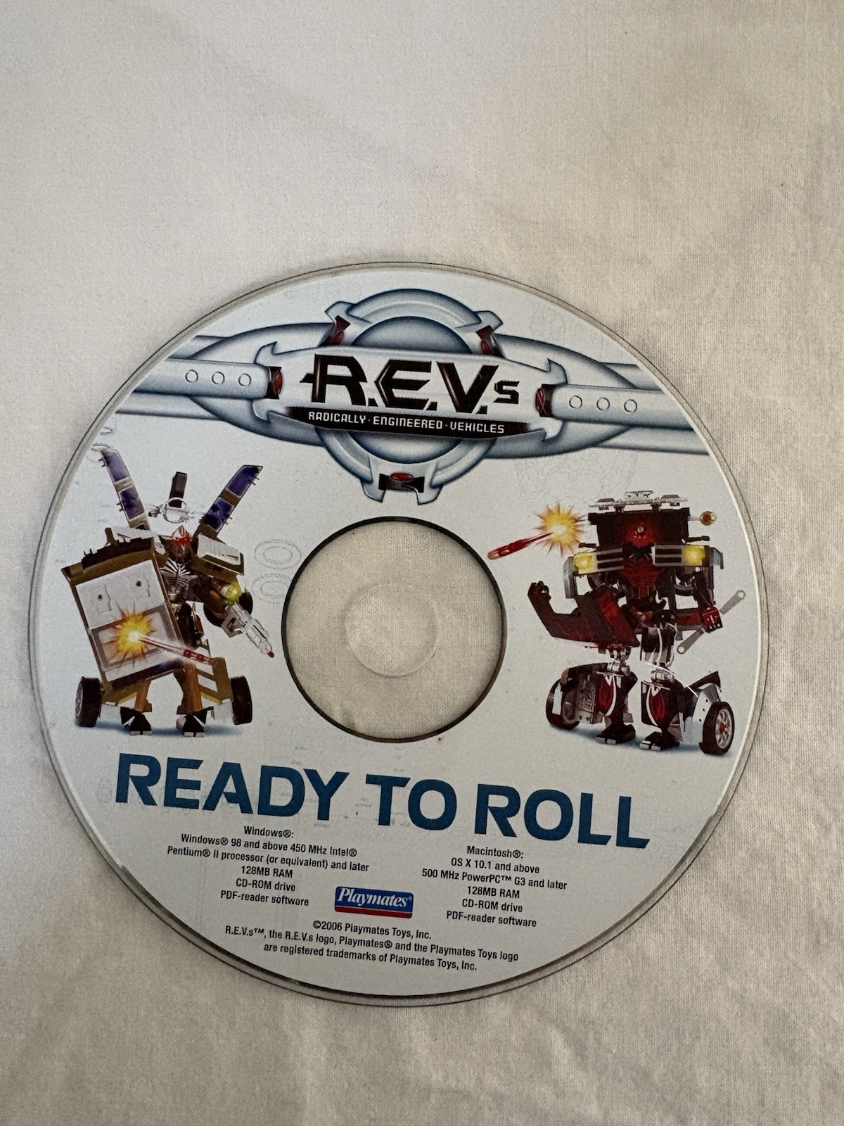 R.E.V.s Radically Engineered Vehicles 2006 Action Figure Computer Game Playmates